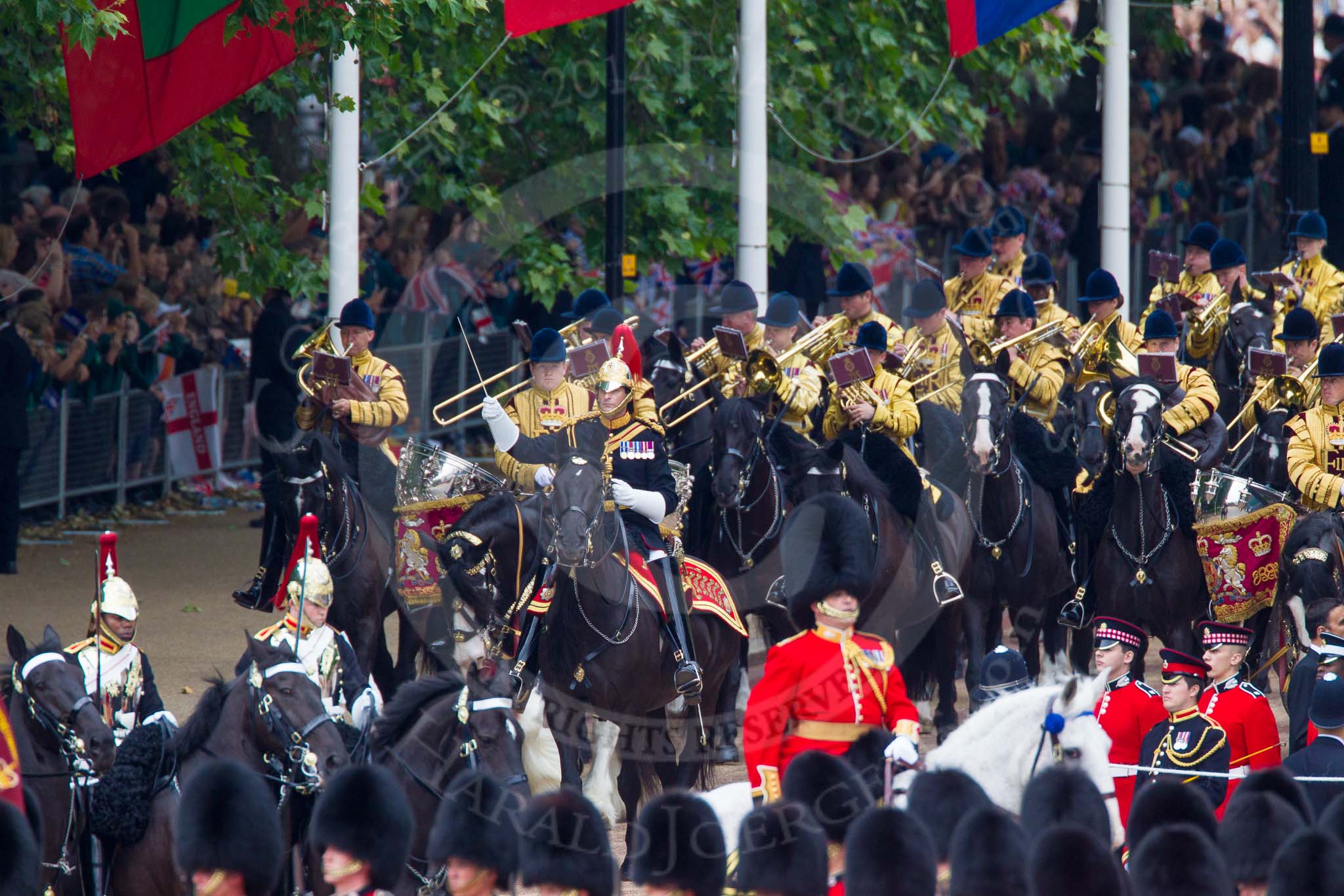 Trooping the Colour 2014.
Horse Guards Parade, Westminster,
London SW1A,

United Kingdom,
on 14 June 2014 at 10:56, image #311