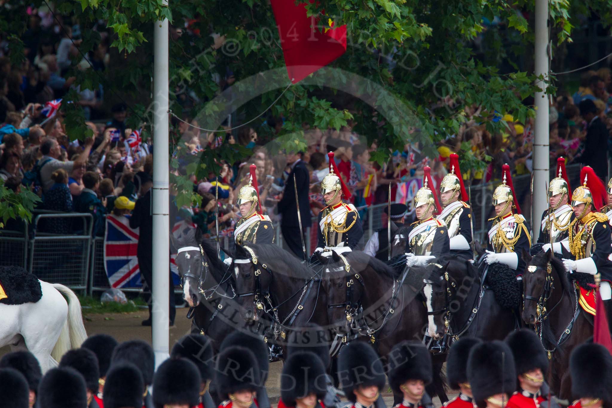 Trooping the Colour 2014.
Horse Guards Parade, Westminster,
London SW1A,

United Kingdom,
on 14 June 2014 at 10:56, image #321