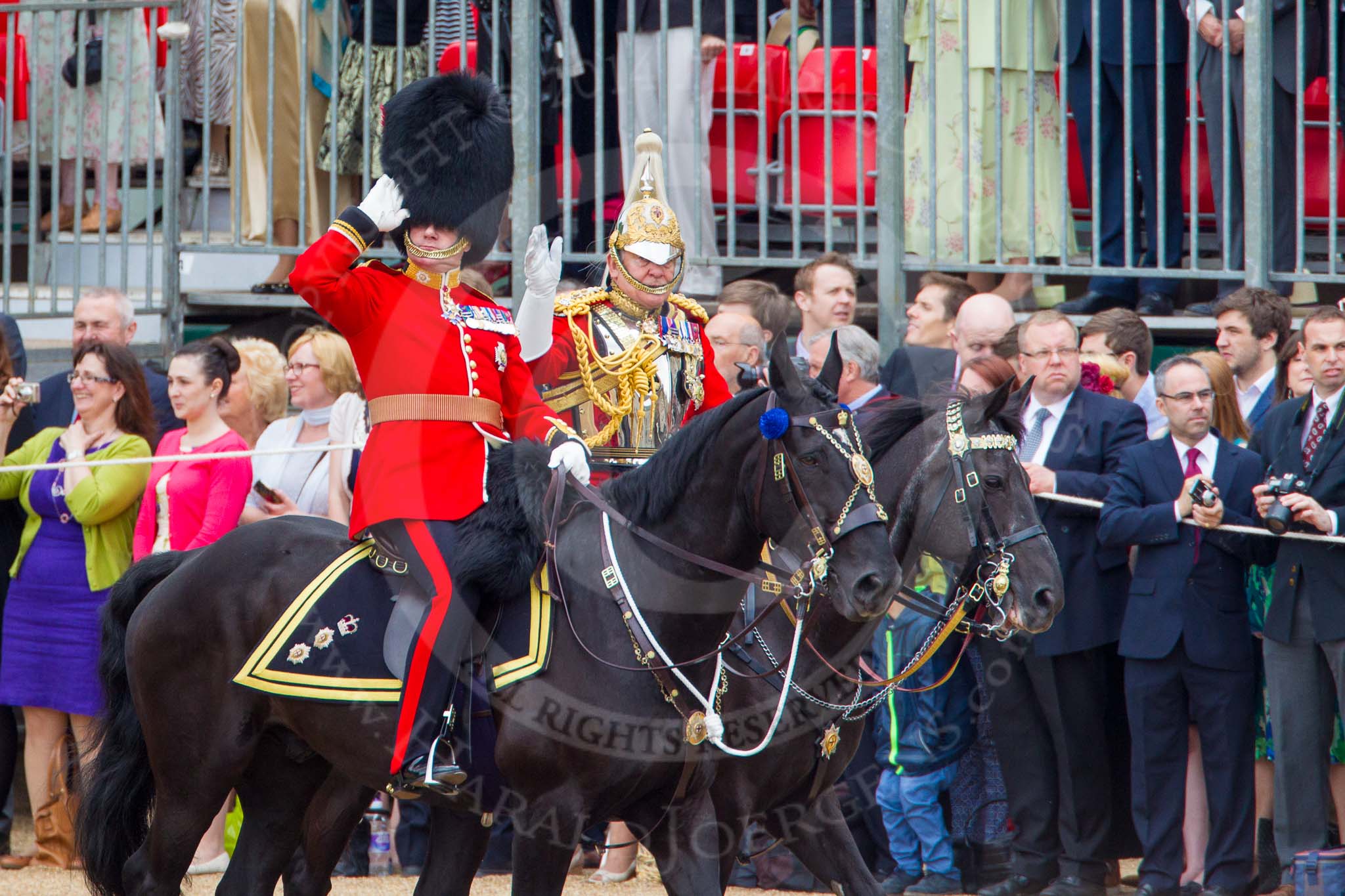 Trooping the Colour 2014.
Horse Guards Parade, Westminster,
London SW1A,

United Kingdom,
on 14 June 2014 at 10:59, image #356