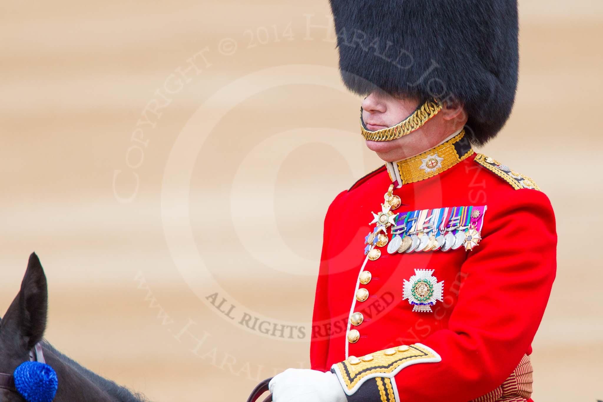 Trooping the Colour 2014.
Horse Guards Parade, Westminster,
London SW1A,

United Kingdom,
on 14 June 2014 at 11:03, image #392