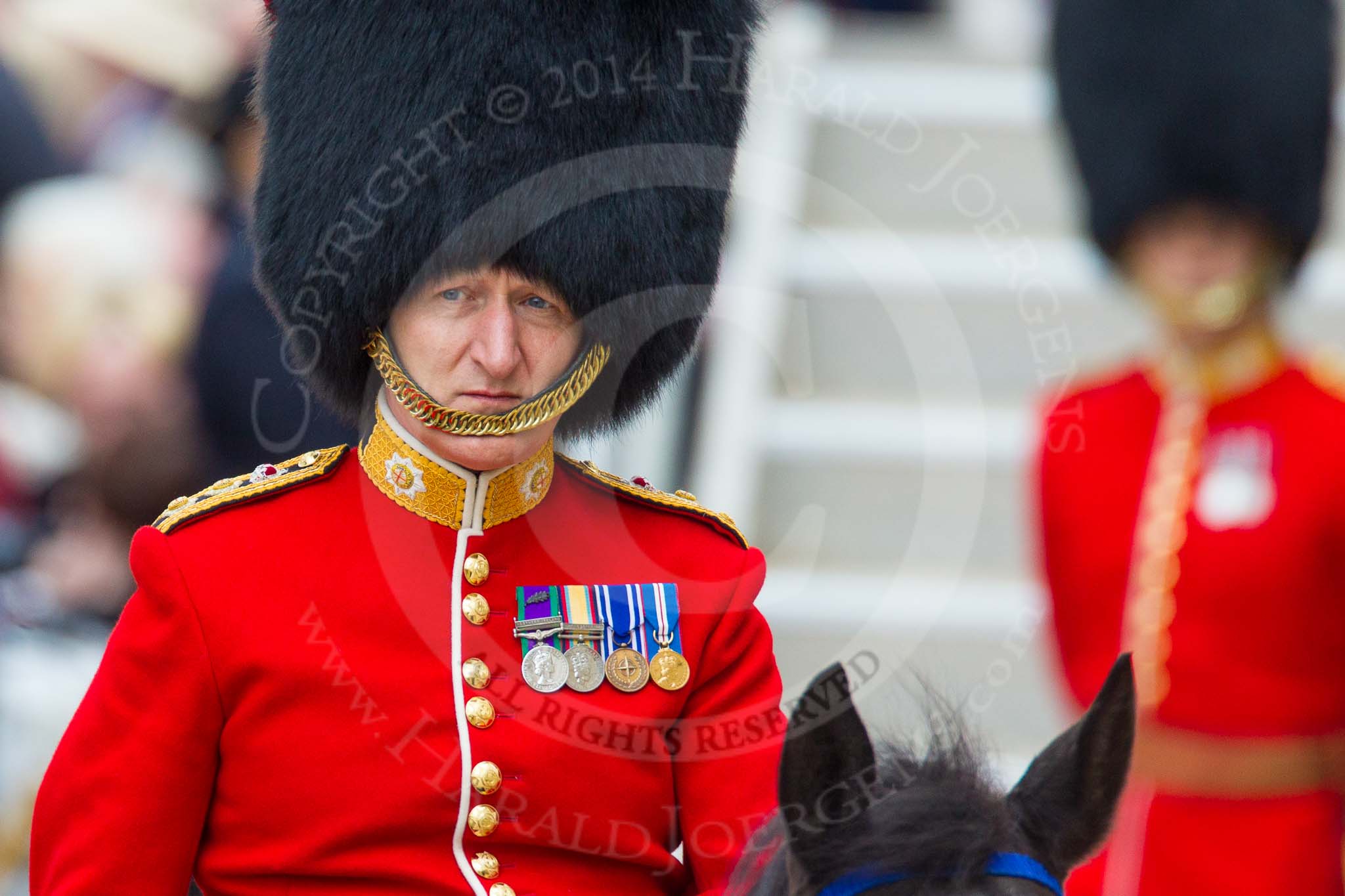 Trooping the Colour 2014.
Horse Guards Parade, Westminster,
London SW1A,

United Kingdom,
on 14 June 2014 at 11:03, image #399