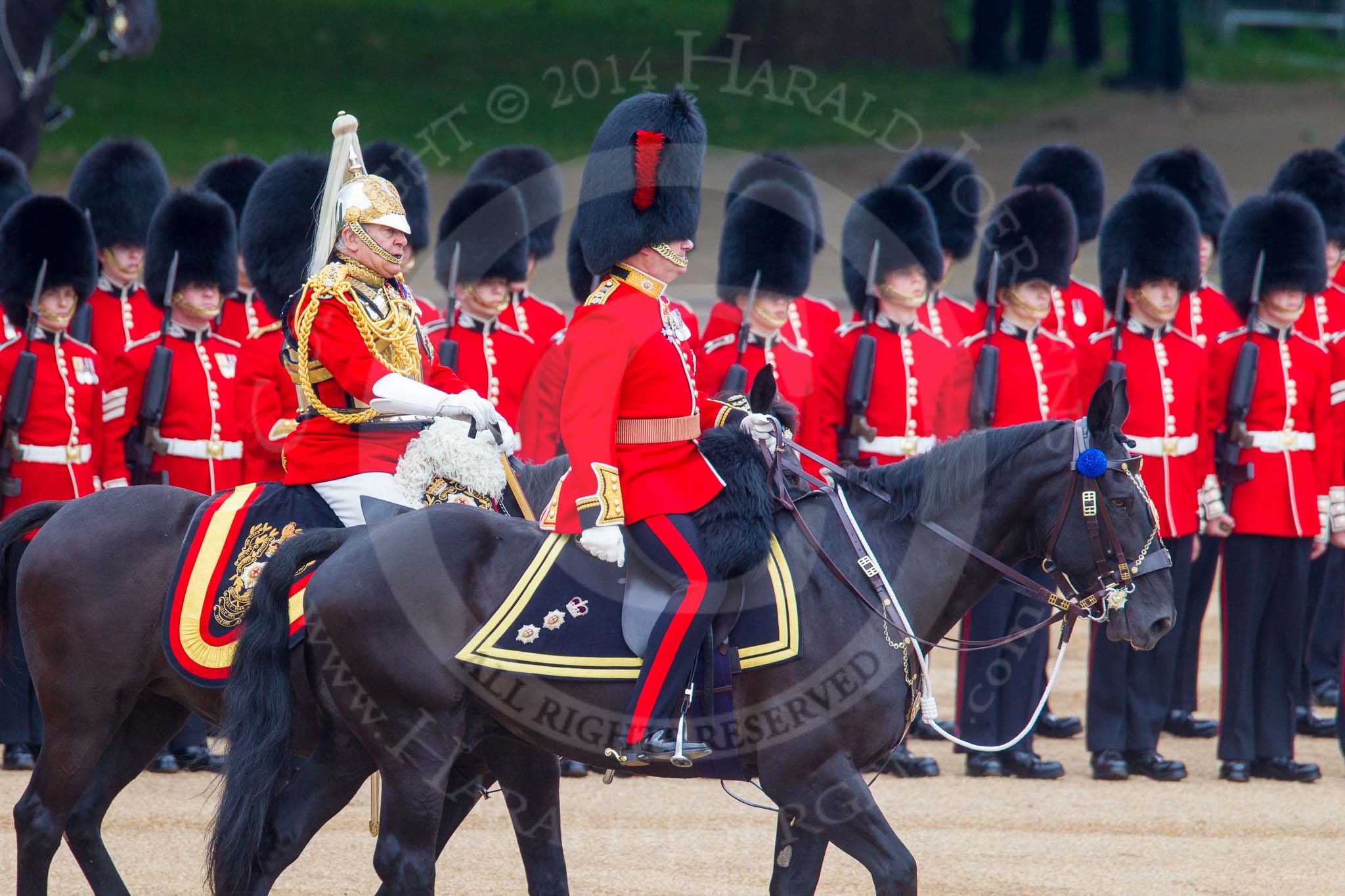 Trooping the Colour 2014.
Horse Guards Parade, Westminster,
London SW1A,

United Kingdom,
on 14 June 2014 at 11:05, image #420