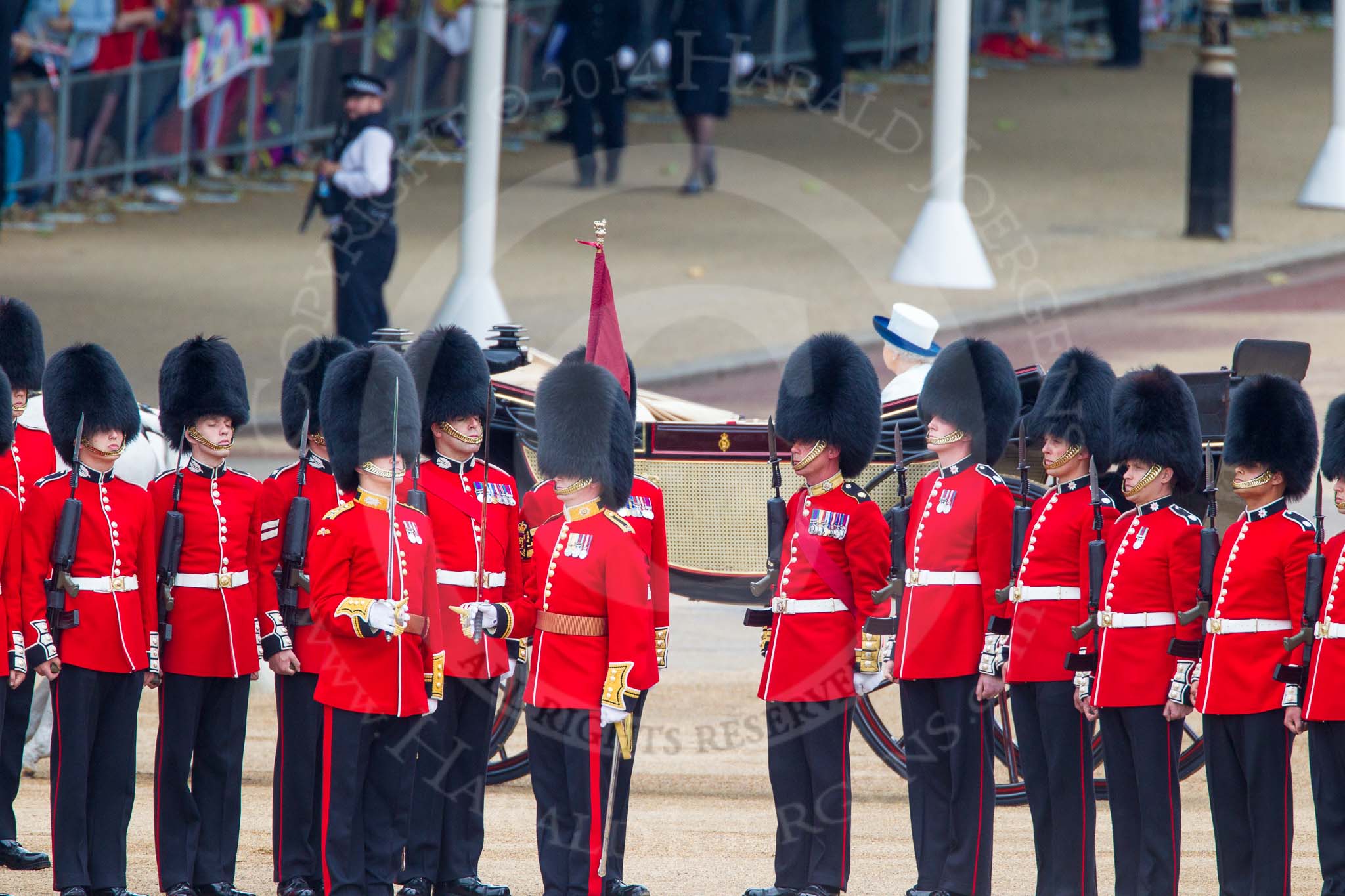 Trooping the Colour 2014.
Horse Guards Parade, Westminster,
London SW1A,

United Kingdom,
on 14 June 2014 at 11:05, image #425