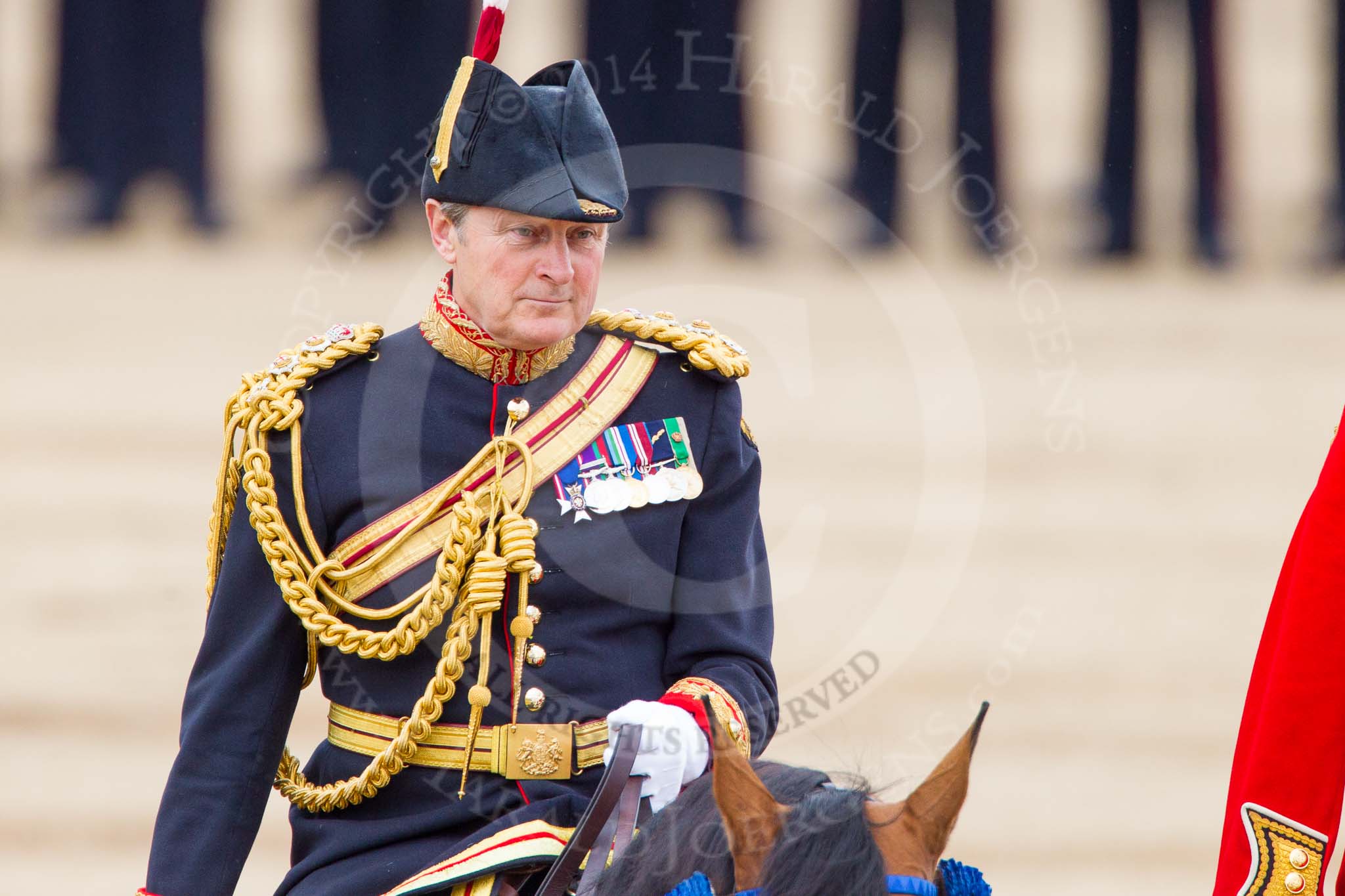 Trooping the Colour 2014.
Horse Guards Parade, Westminster,
London SW1A,

United Kingdom,
on 14 June 2014 at 11:07, image #436
