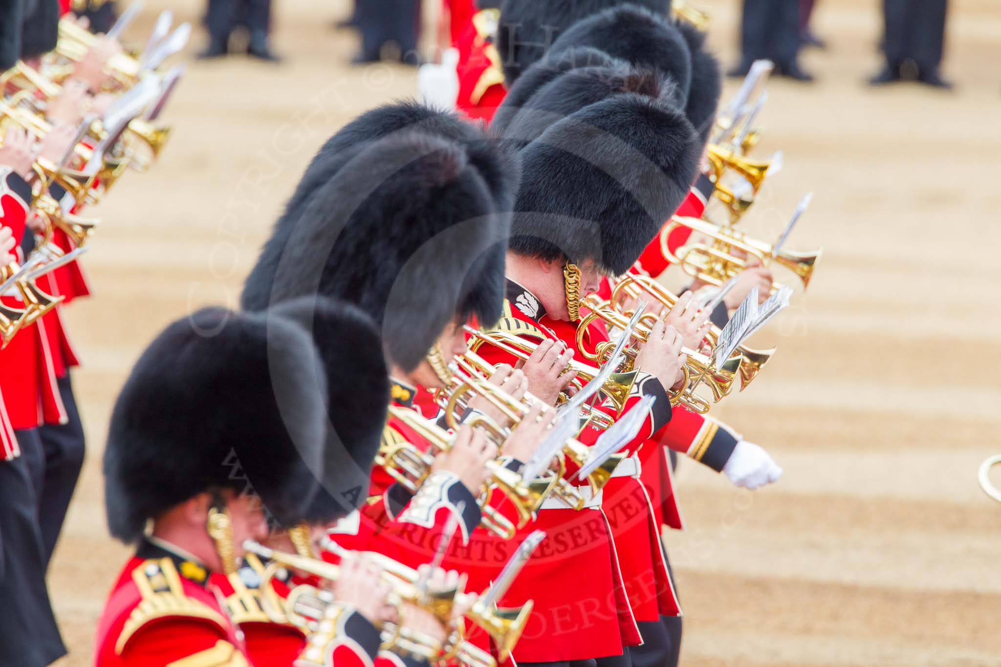 Trooping the Colour 2014.
Horse Guards Parade, Westminster,
London SW1A,

United Kingdom,
on 14 June 2014 at 11:15, image #484
