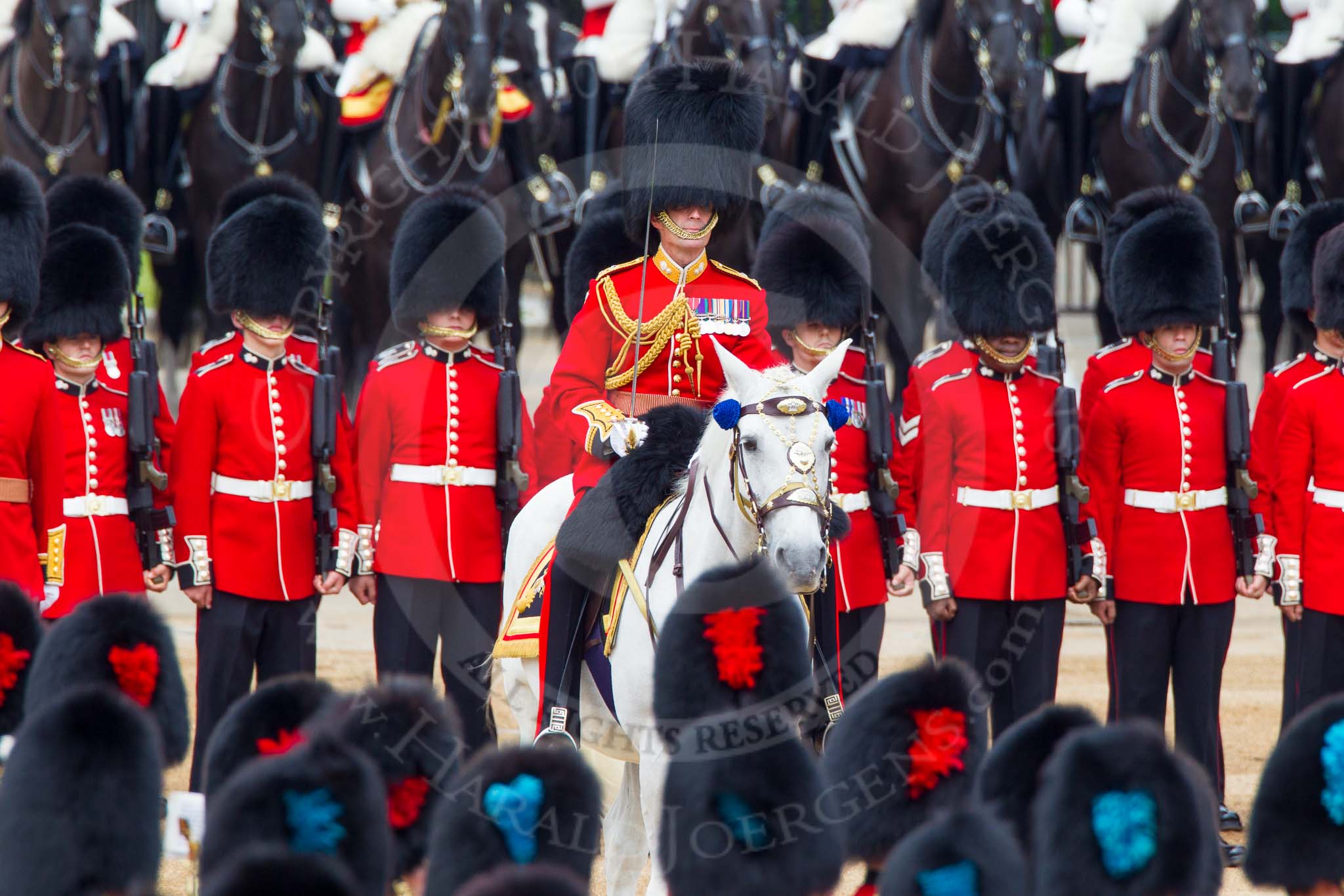 Trooping the Colour 2014.
Horse Guards Parade, Westminster,
London SW1A,

United Kingdom,
on 14 June 2014 at 11:17, image #499