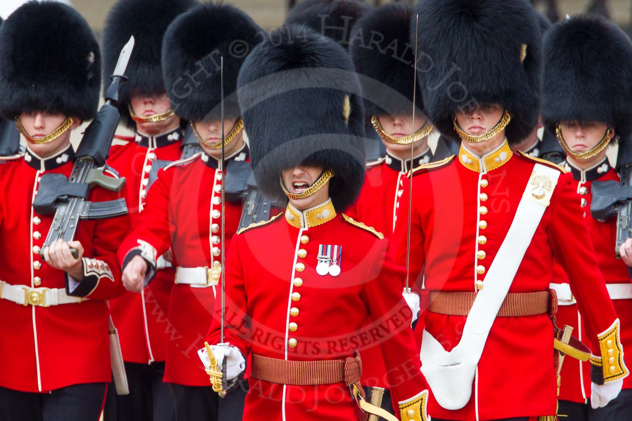 Trooping the Colour 2014.
Horse Guards Parade, Westminster,
London SW1A,

United Kingdom,
on 14 June 2014 at 11:18, image #504
