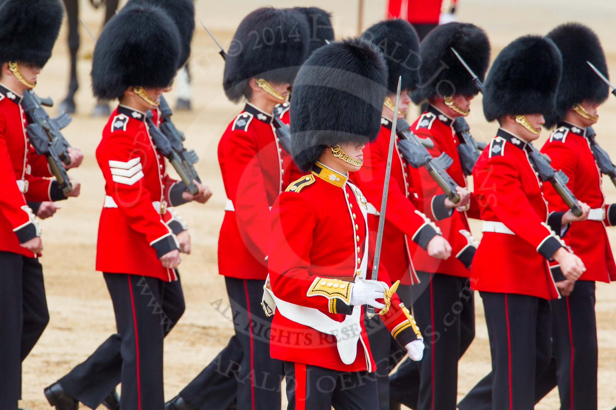 Trooping the Colour 2014.
Horse Guards Parade, Westminster,
London SW1A,

United Kingdom,
on 14 June 2014 at 11:18, image #506