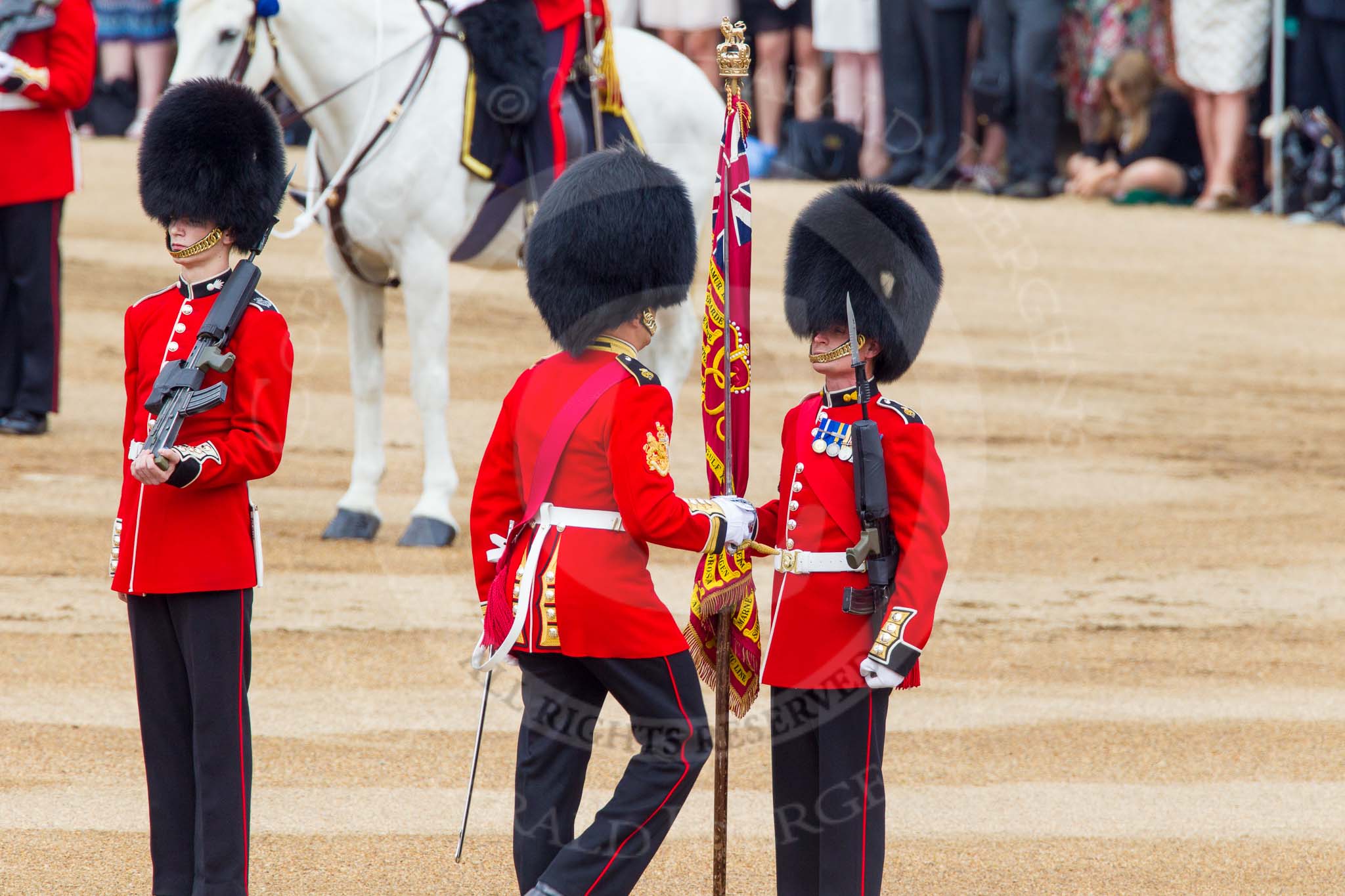 Trooping the Colour 2014.
Horse Guards Parade, Westminster,
London SW1A,

United Kingdom,
on 14 June 2014 at 11:21, image #526
