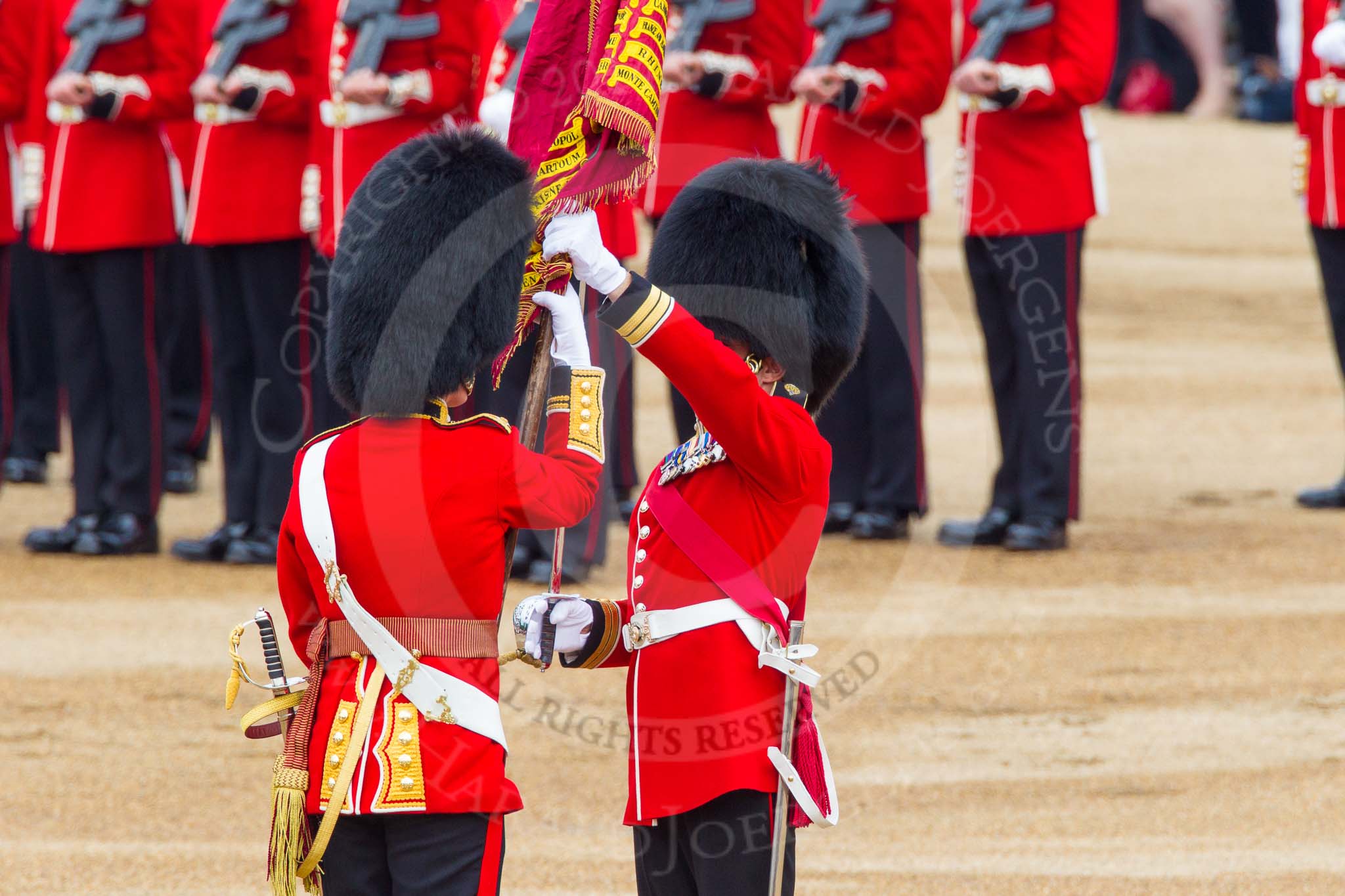 Trooping the Colour 2014.
Horse Guards Parade, Westminster,
London SW1A,

United Kingdom,
on 14 June 2014 at 11:21, image #541