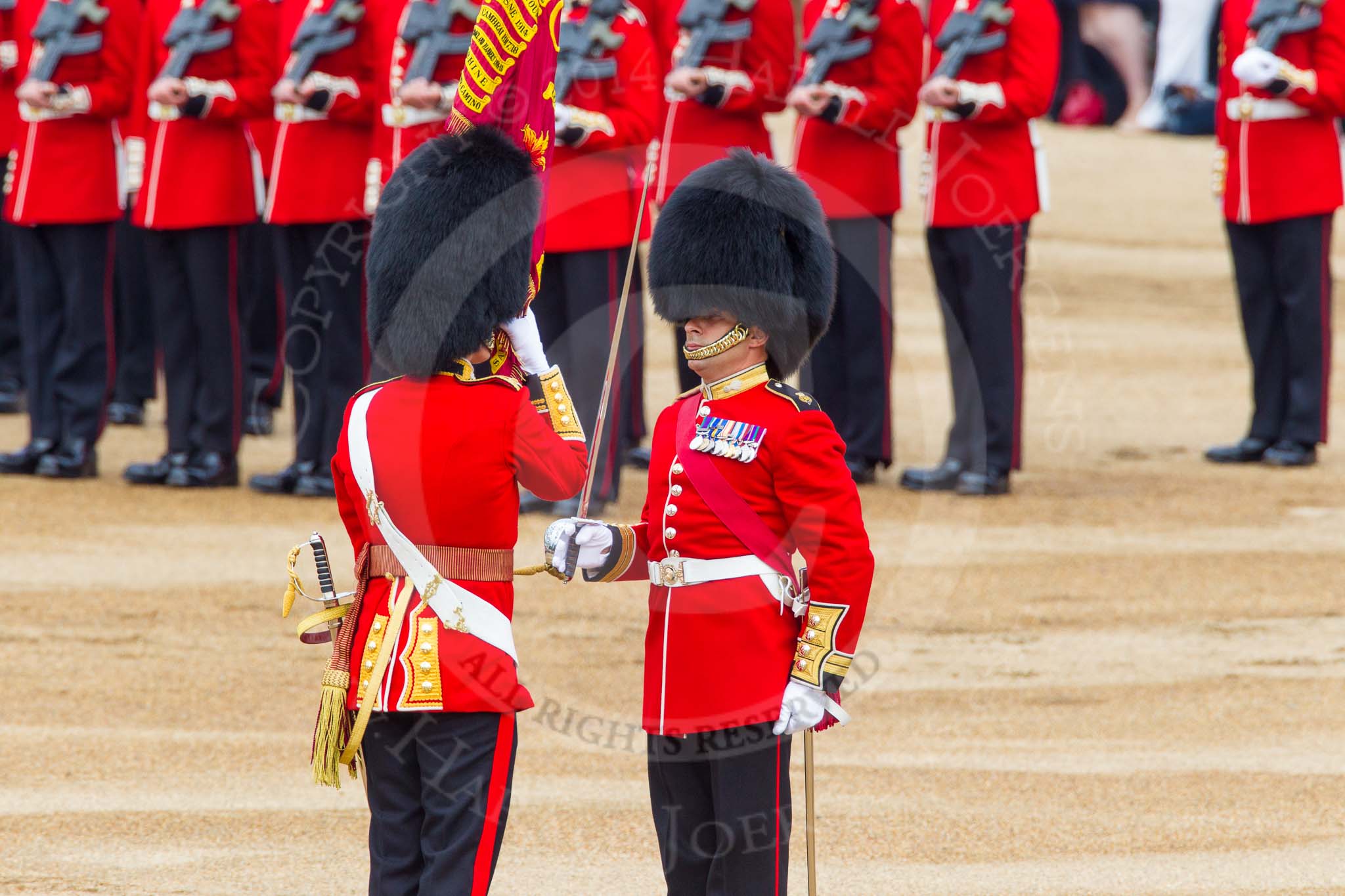 Trooping the Colour 2014.
Horse Guards Parade, Westminster,
London SW1A,

United Kingdom,
on 14 June 2014 at 11:22, image #542