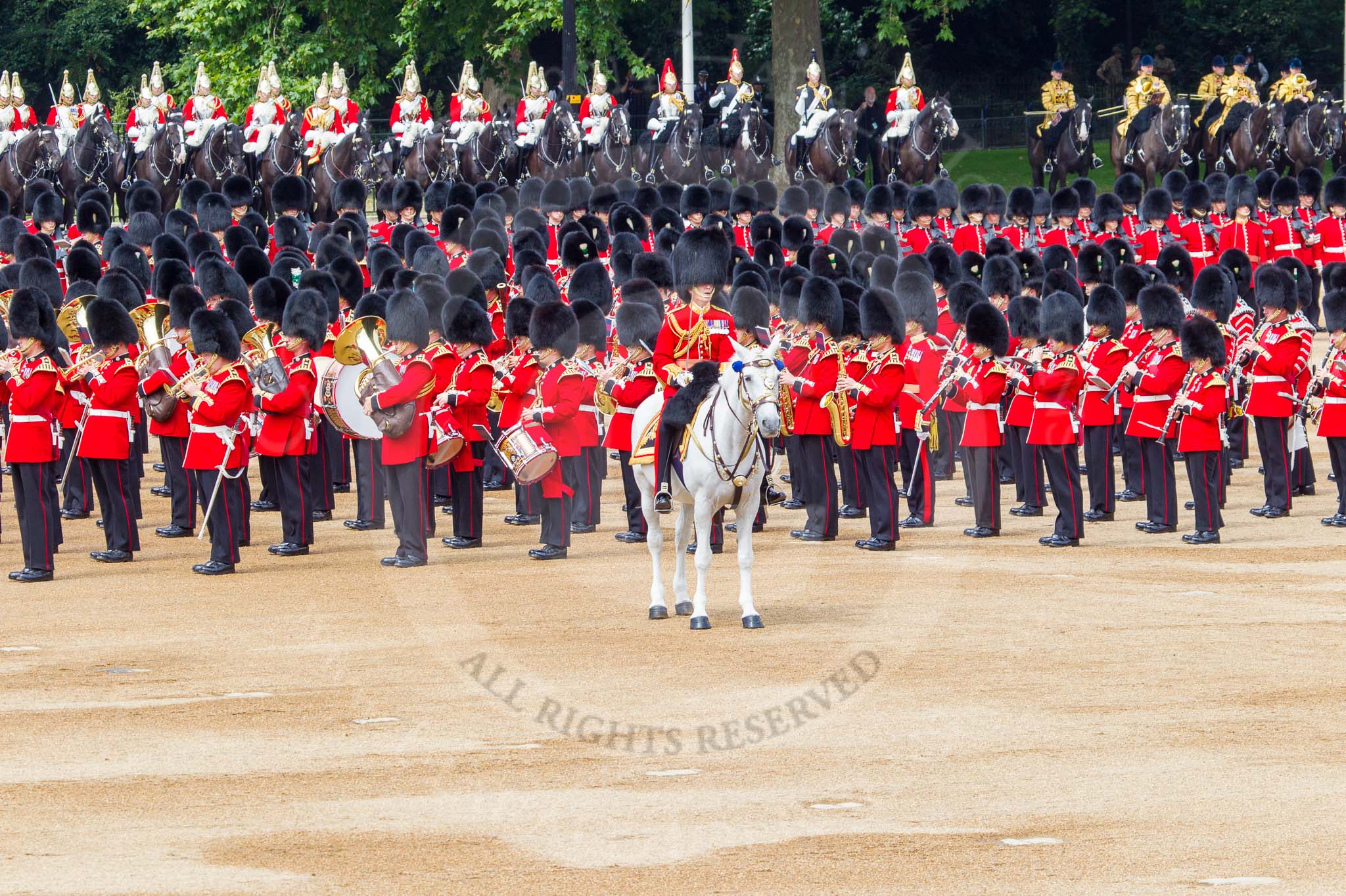 Trooping the Colour 2014.
Horse Guards Parade, Westminster,
London SW1A,

United Kingdom,
on 14 June 2014 at 11:25, image #554