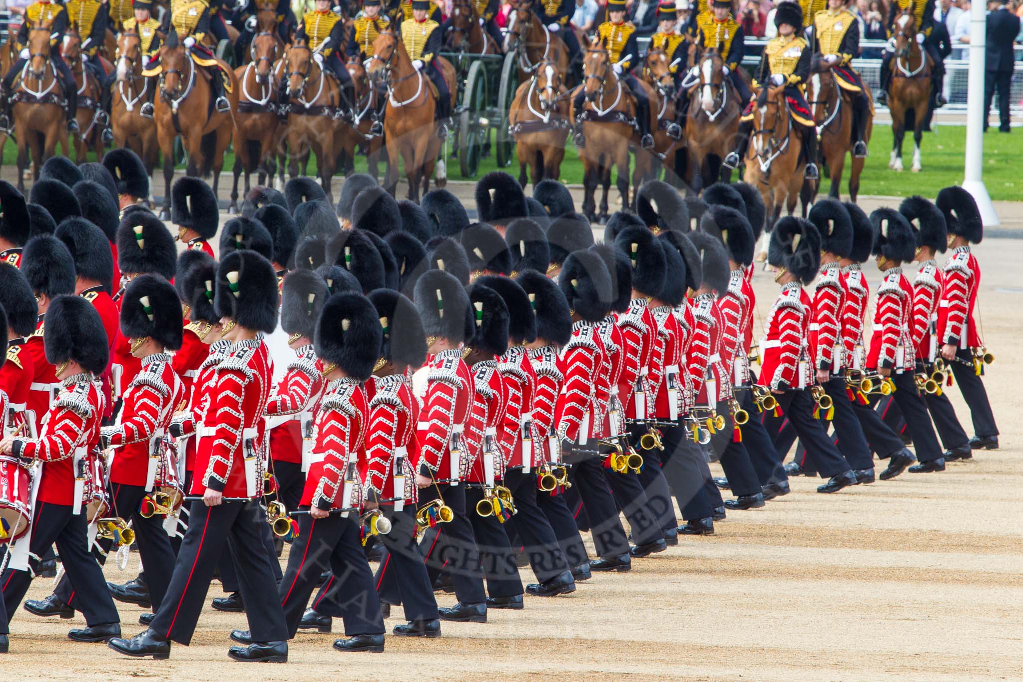 Trooping the Colour 2014.
Horse Guards Parade, Westminster,
London SW1A,

United Kingdom,
on 14 June 2014 at 11:26, image #565