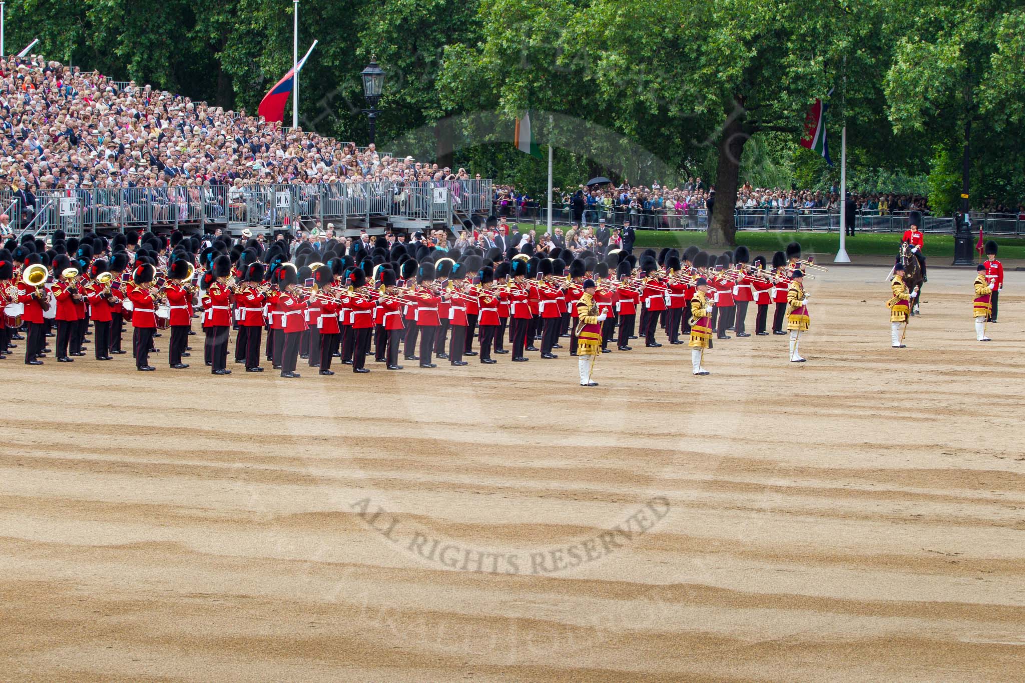 Trooping the Colour 2014.
Horse Guards Parade, Westminster,
London SW1A,

United Kingdom,
on 14 June 2014 at 11:28, image #571