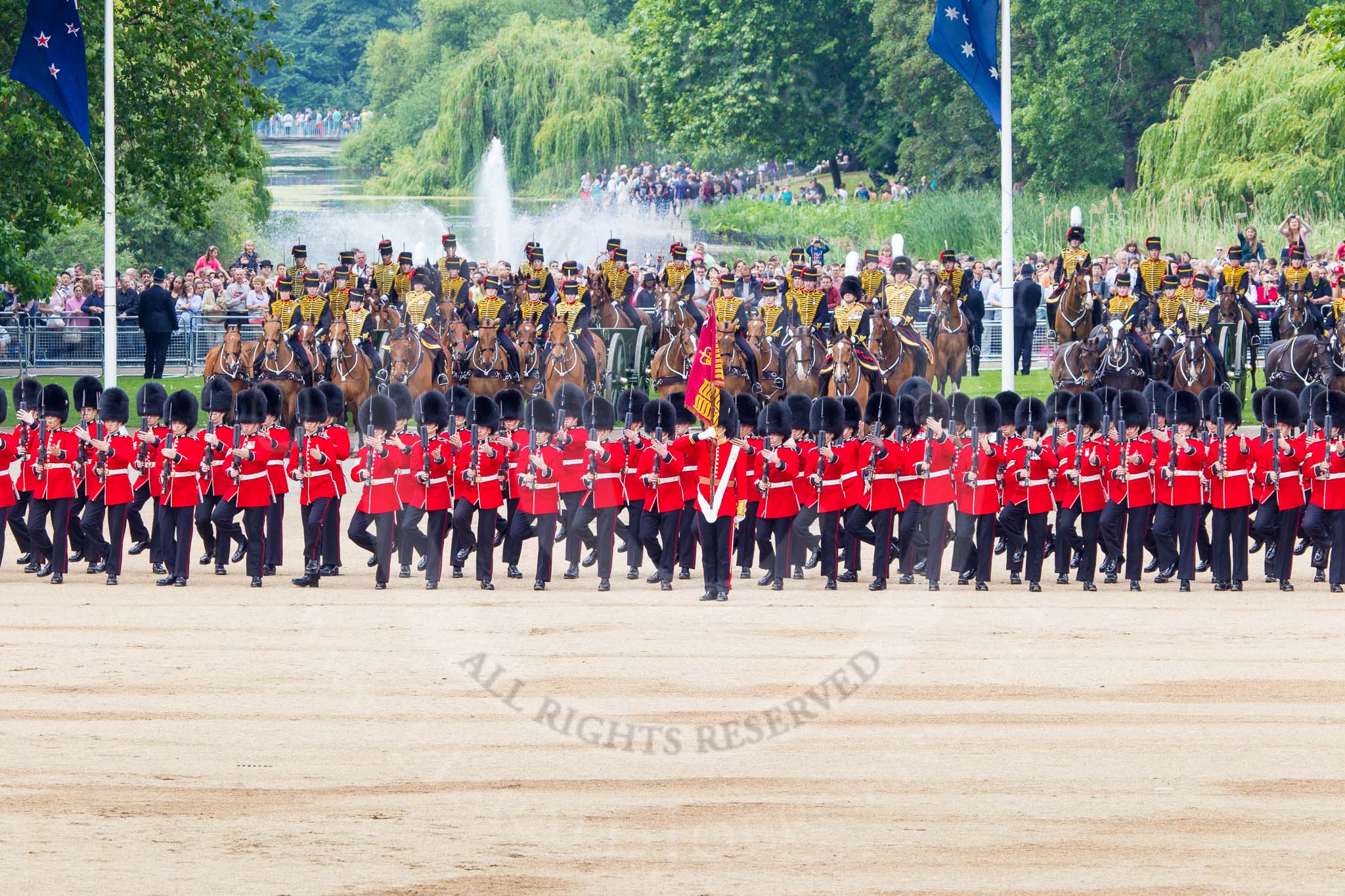 Trooping the Colour 2014.
Horse Guards Parade, Westminster,
London SW1A,

United Kingdom,
on 14 June 2014 at 11:29, image #578