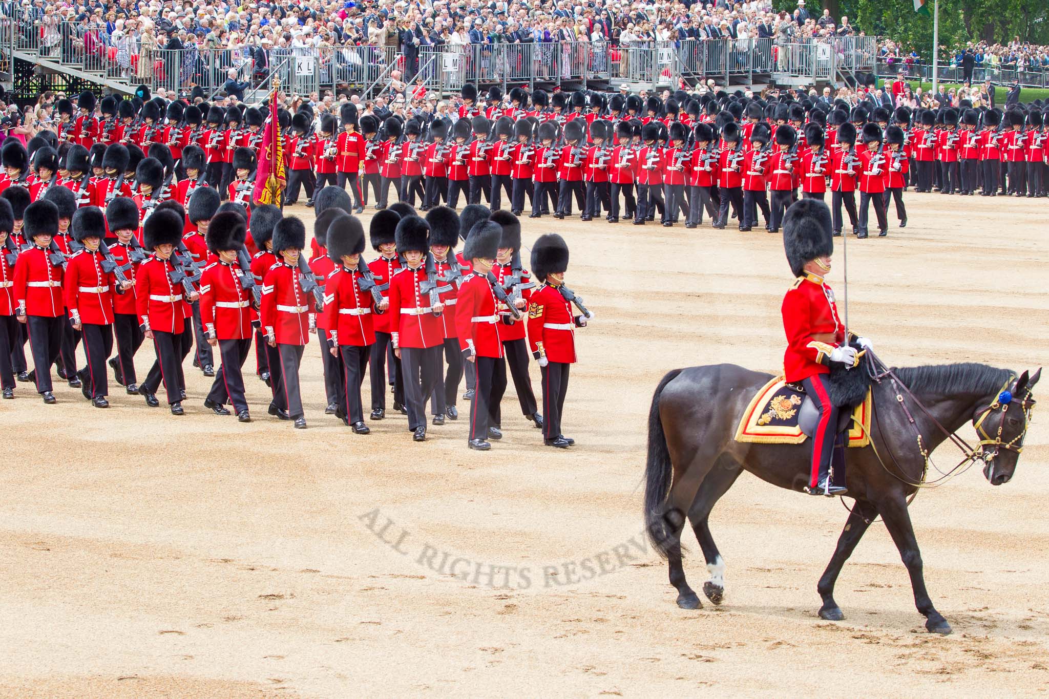 Trooping the Colour 2014.
Horse Guards Parade, Westminster,
London SW1A,

United Kingdom,
on 14 June 2014 at 11:36, image #613