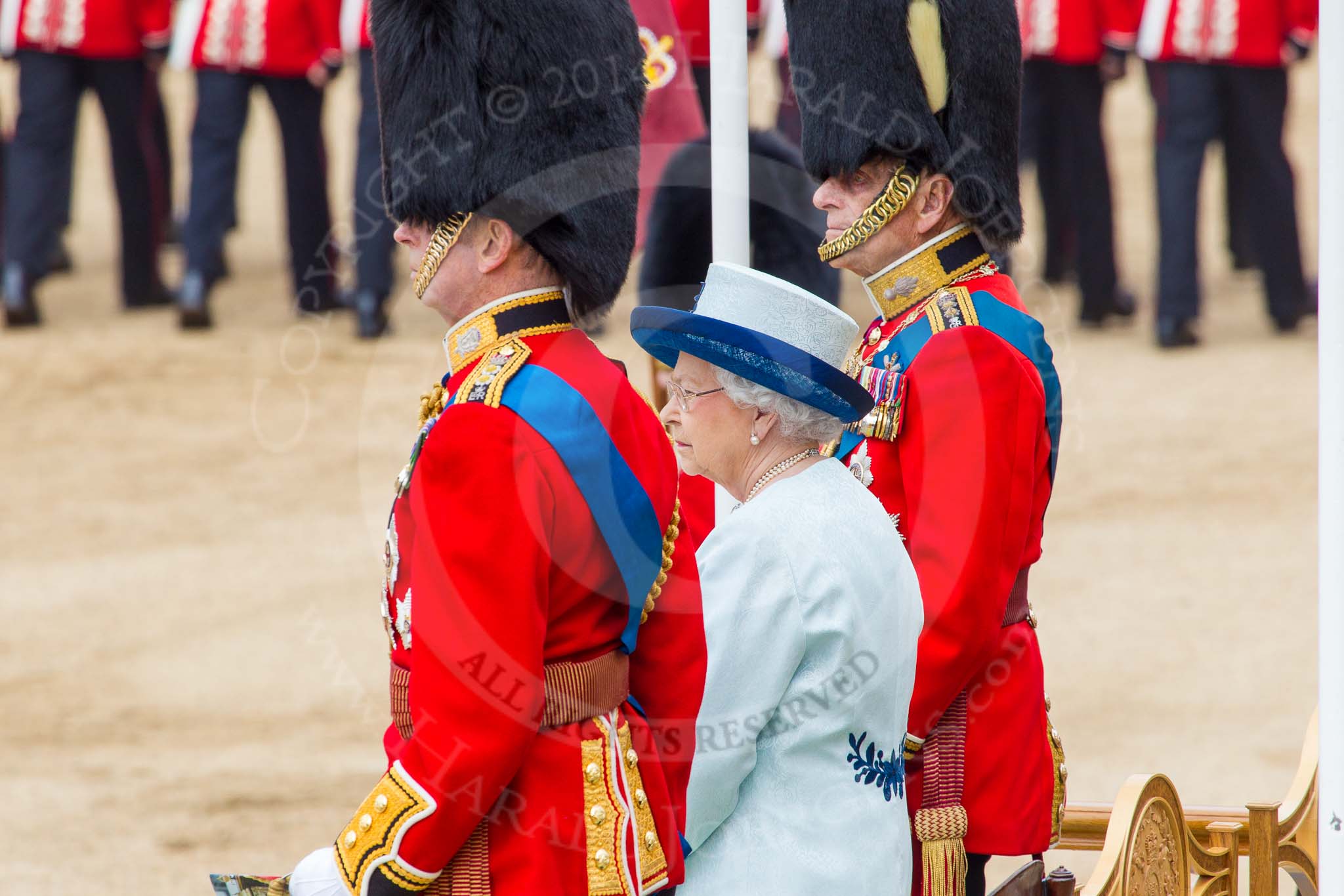 Trooping the Colour 2014.
Horse Guards Parade, Westminster,
London SW1A,

United Kingdom,
on 14 June 2014 at 11:39, image #645