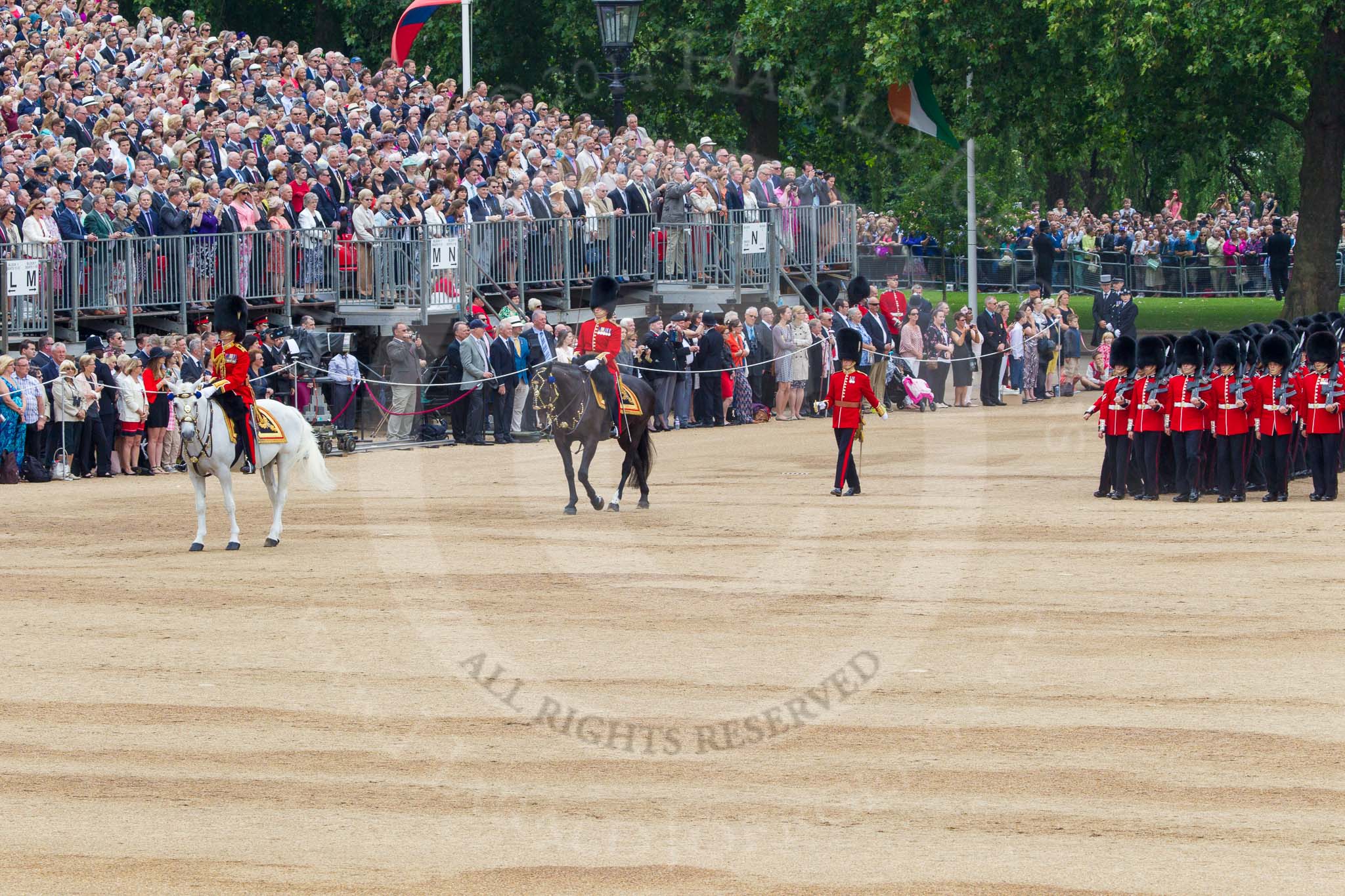 Trooping the Colour 2014.
Horse Guards Parade, Westminster,
London SW1A,

United Kingdom,
on 14 June 2014 at 11:44, image #675