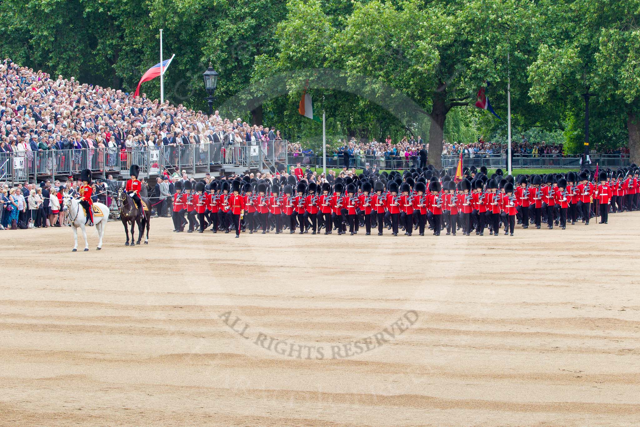 Trooping the Colour 2014.
Horse Guards Parade, Westminster,
London SW1A,

United Kingdom,
on 14 June 2014 at 11:45, image #677
