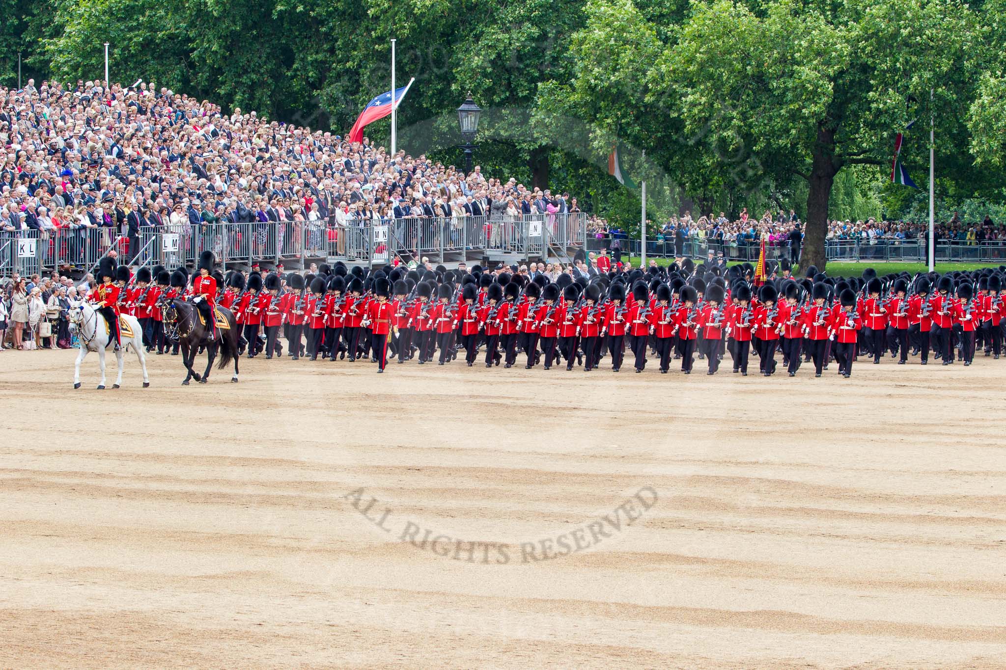 Trooping the Colour 2014.
Horse Guards Parade, Westminster,
London SW1A,

United Kingdom,
on 14 June 2014 at 11:45, image #678