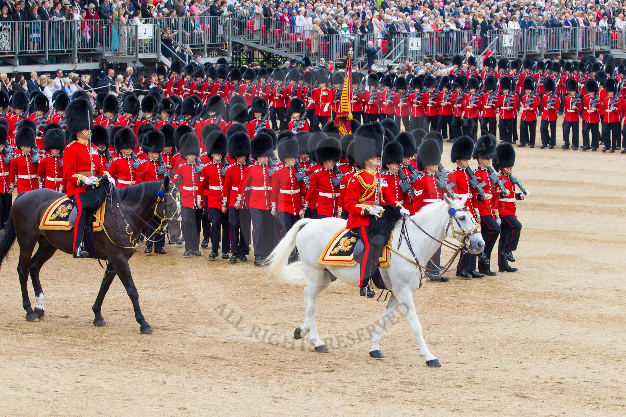 Trooping the Colour 2014.
Horse Guards Parade, Westminster,
London SW1A,

United Kingdom,
on 14 June 2014 at 11:46, image #682