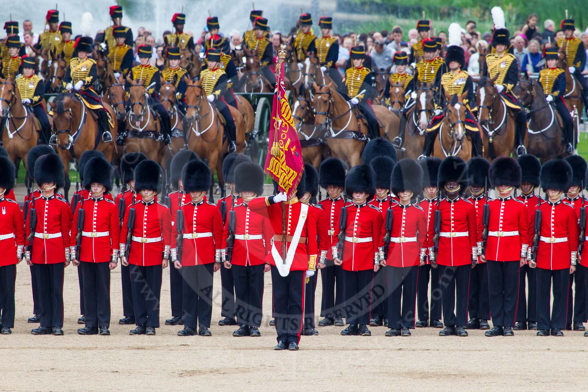 Trooping the Colour 2014.
Horse Guards Parade, Westminster,
London SW1A,

United Kingdom,
on 14 June 2014 at 11:52, image #710