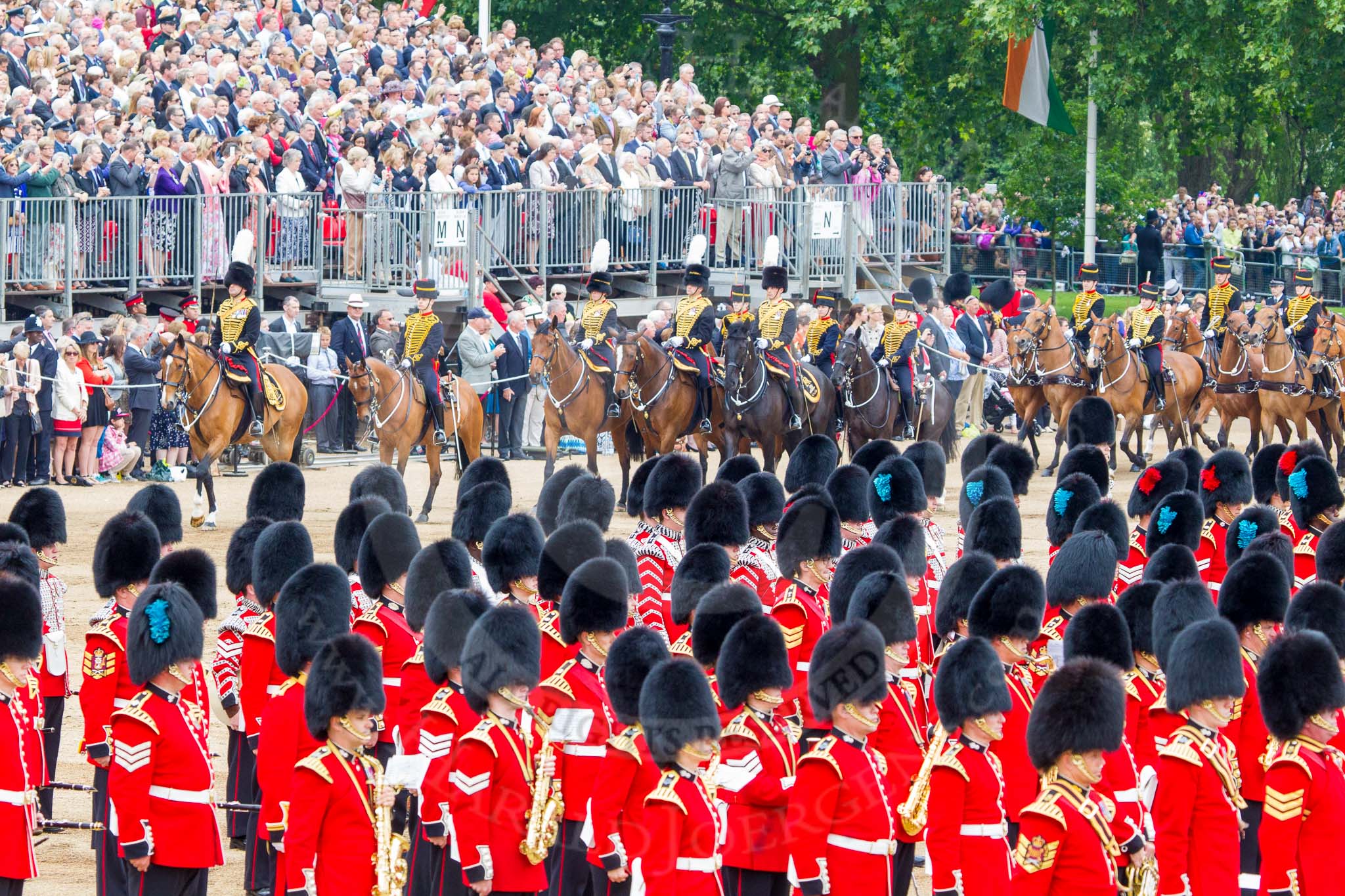 Trooping the Colour 2014.
Horse Guards Parade, Westminster,
London SW1A,

United Kingdom,
on 14 June 2014 at 11:54, image #731