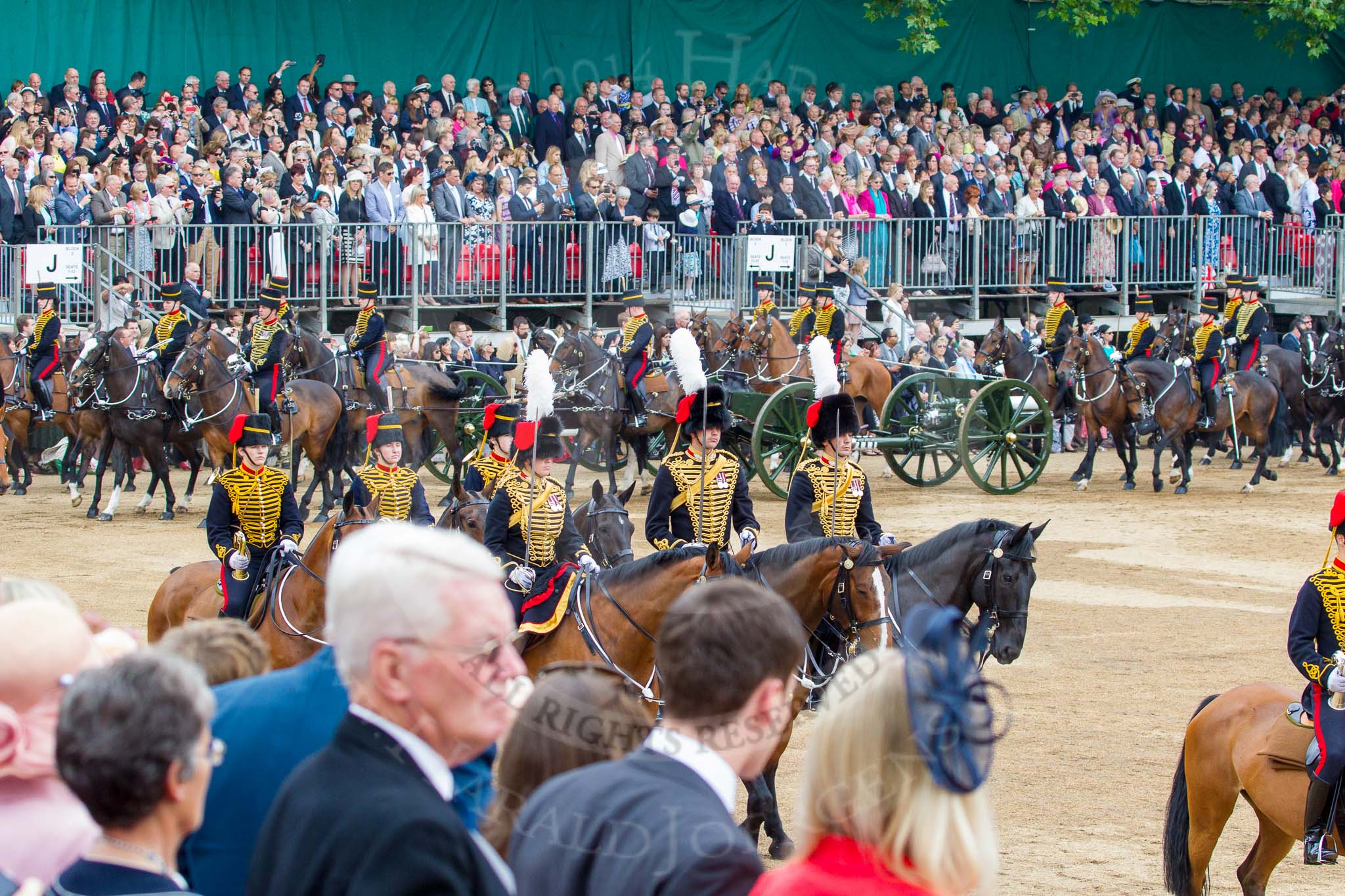 Trooping the Colour 2014.
Horse Guards Parade, Westminster,
London SW1A,

United Kingdom,
on 14 June 2014 at 11:55, image #749