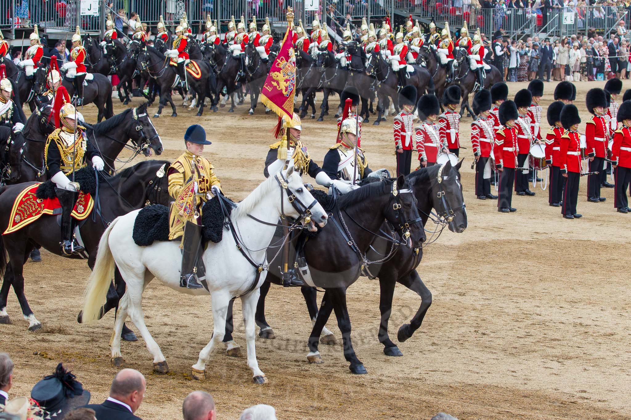 Trooping the Colour 2014.
Horse Guards Parade, Westminster,
London SW1A,

United Kingdom,
on 14 June 2014 at 11:57, image #771