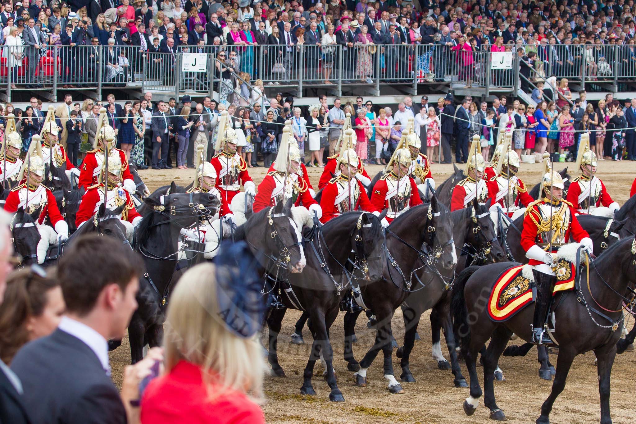Trooping the Colour 2014.
Horse Guards Parade, Westminster,
London SW1A,

United Kingdom,
on 14 June 2014 at 11:57, image #782