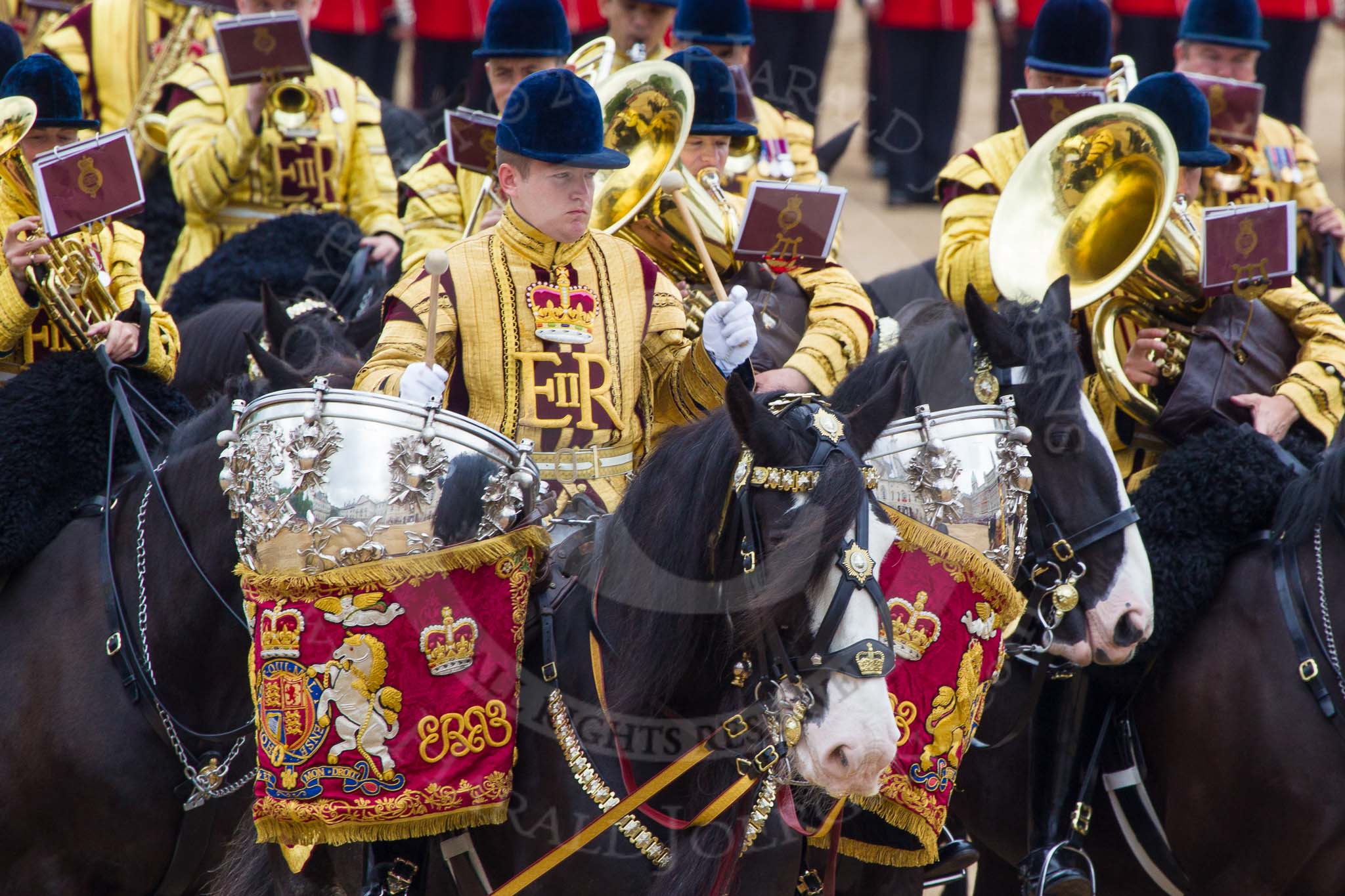 Trooping the Colour 2014.
Horse Guards Parade, Westminster,
London SW1A,

United Kingdom,
on 14 June 2014 at 11:59, image #792