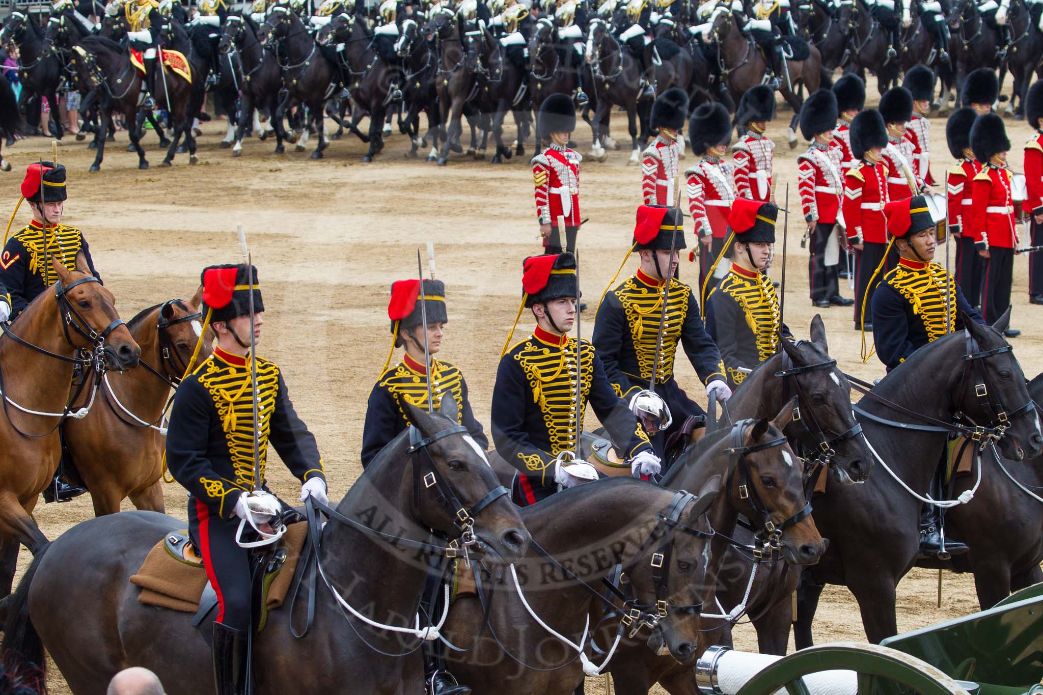 Trooping the Colour 2014.
Horse Guards Parade, Westminster,
London SW1A,

United Kingdom,
on 14 June 2014 at 12:00, image #808