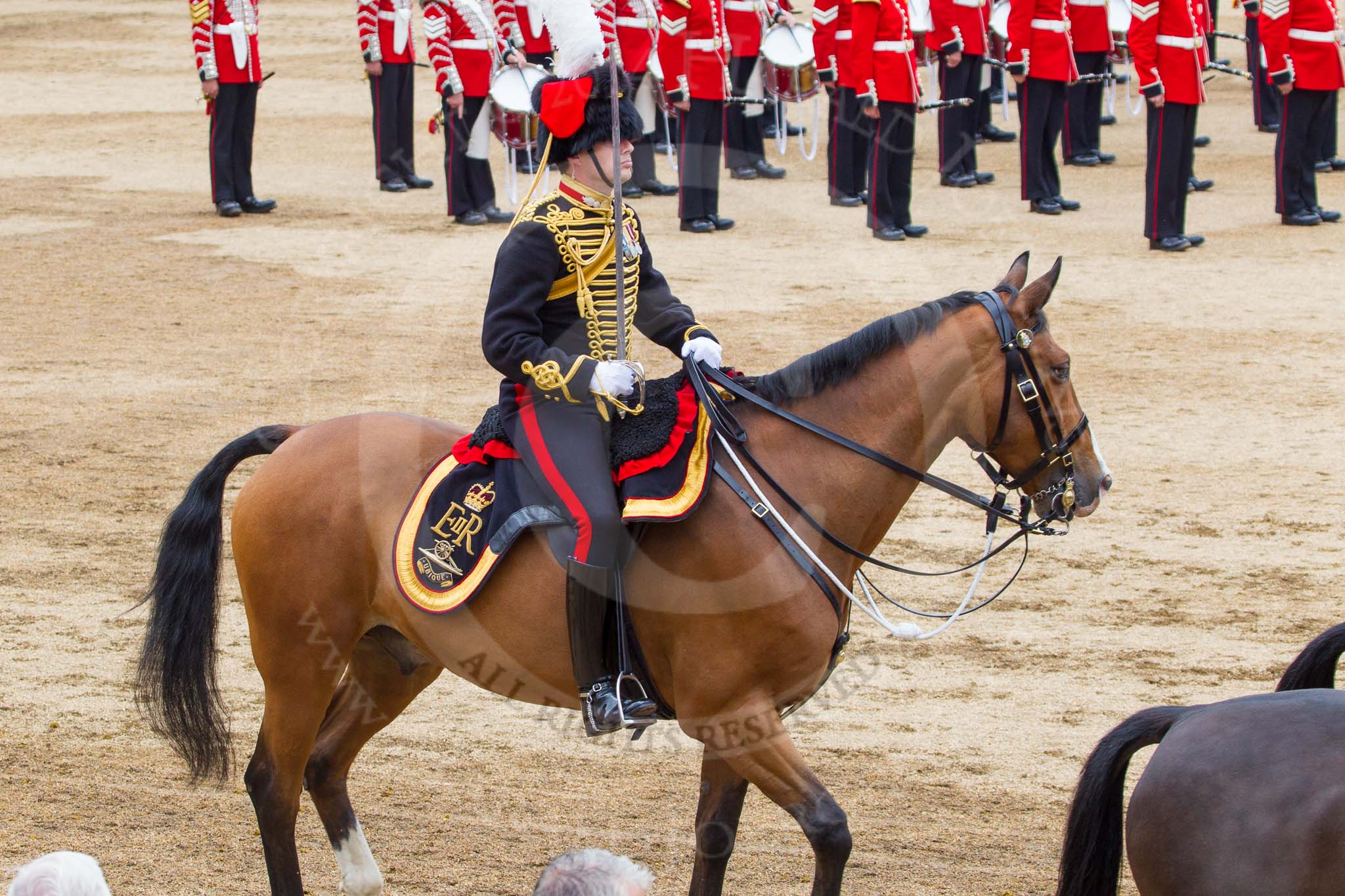 Trooping the Colour 2014.
Horse Guards Parade, Westminster,
London SW1A,

United Kingdom,
on 14 June 2014 at 12:00, image #810