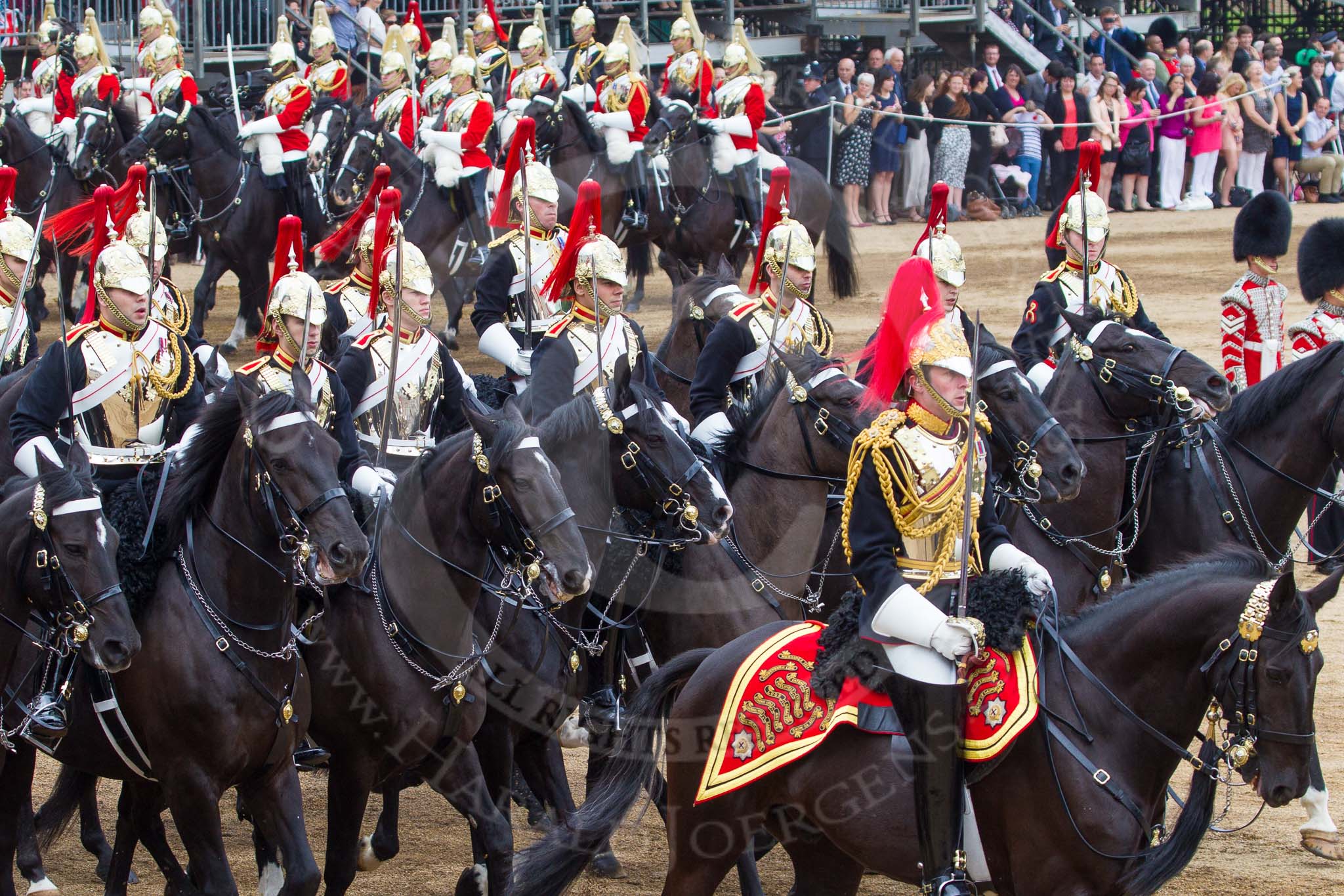 Trooping the Colour 2014.
Horse Guards Parade, Westminster,
London SW1A,

United Kingdom,
on 14 June 2014 at 12:01, image #820
