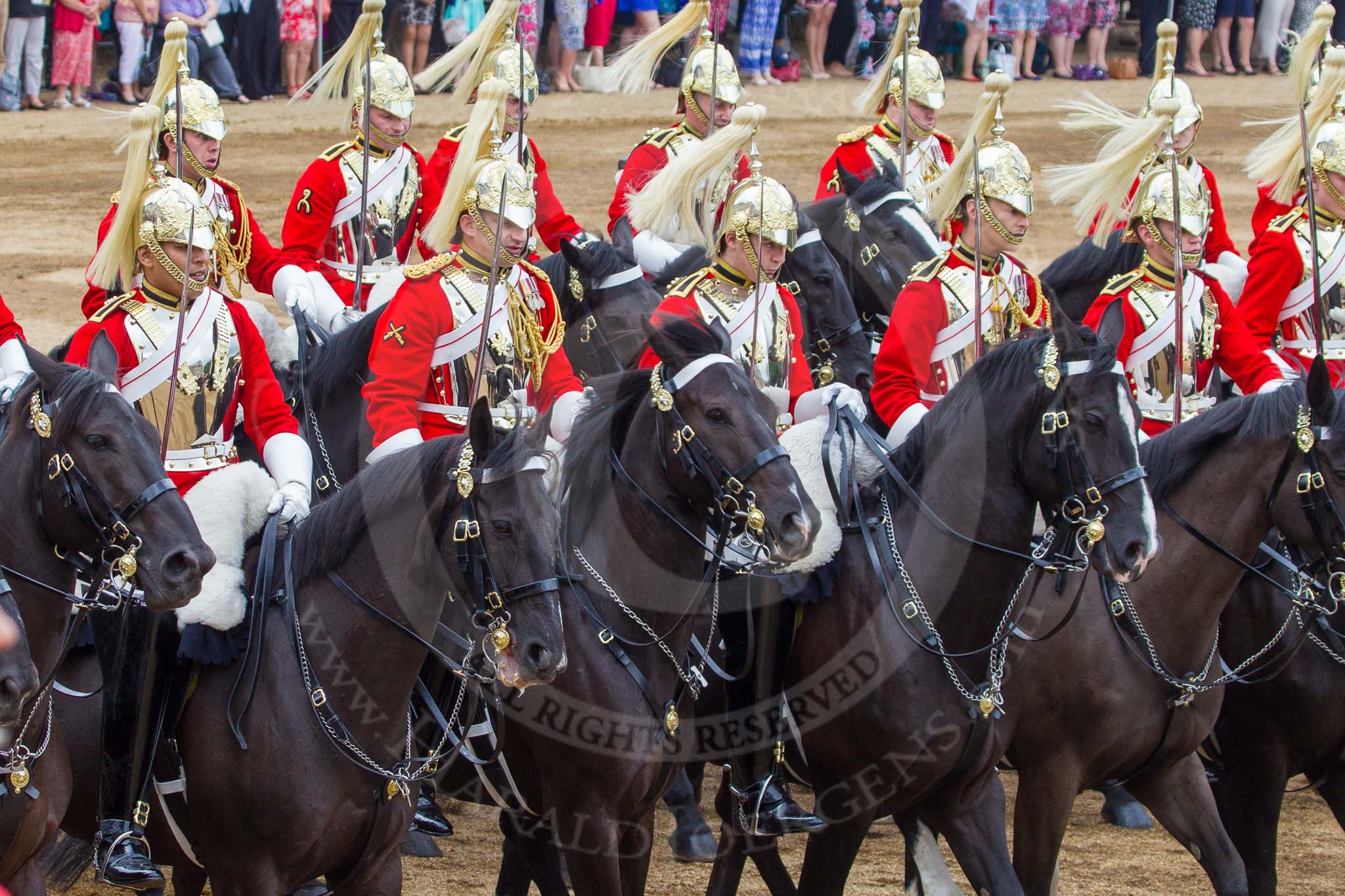 Trooping the Colour 2014.
Horse Guards Parade, Westminster,
London SW1A,

United Kingdom,
on 14 June 2014 at 12:01, image #824