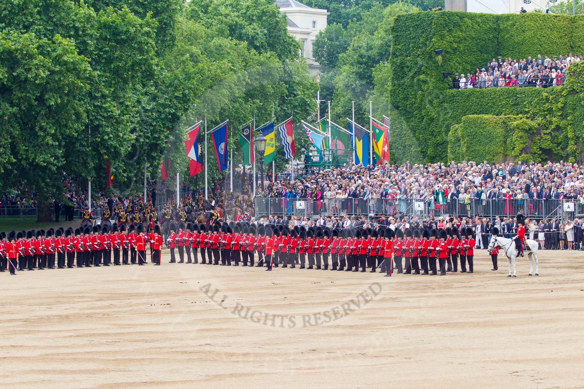 Trooping the Colour 2014.
Horse Guards Parade, Westminster,
London SW1A,

United Kingdom,
on 14 June 2014 at 12:02, image #831