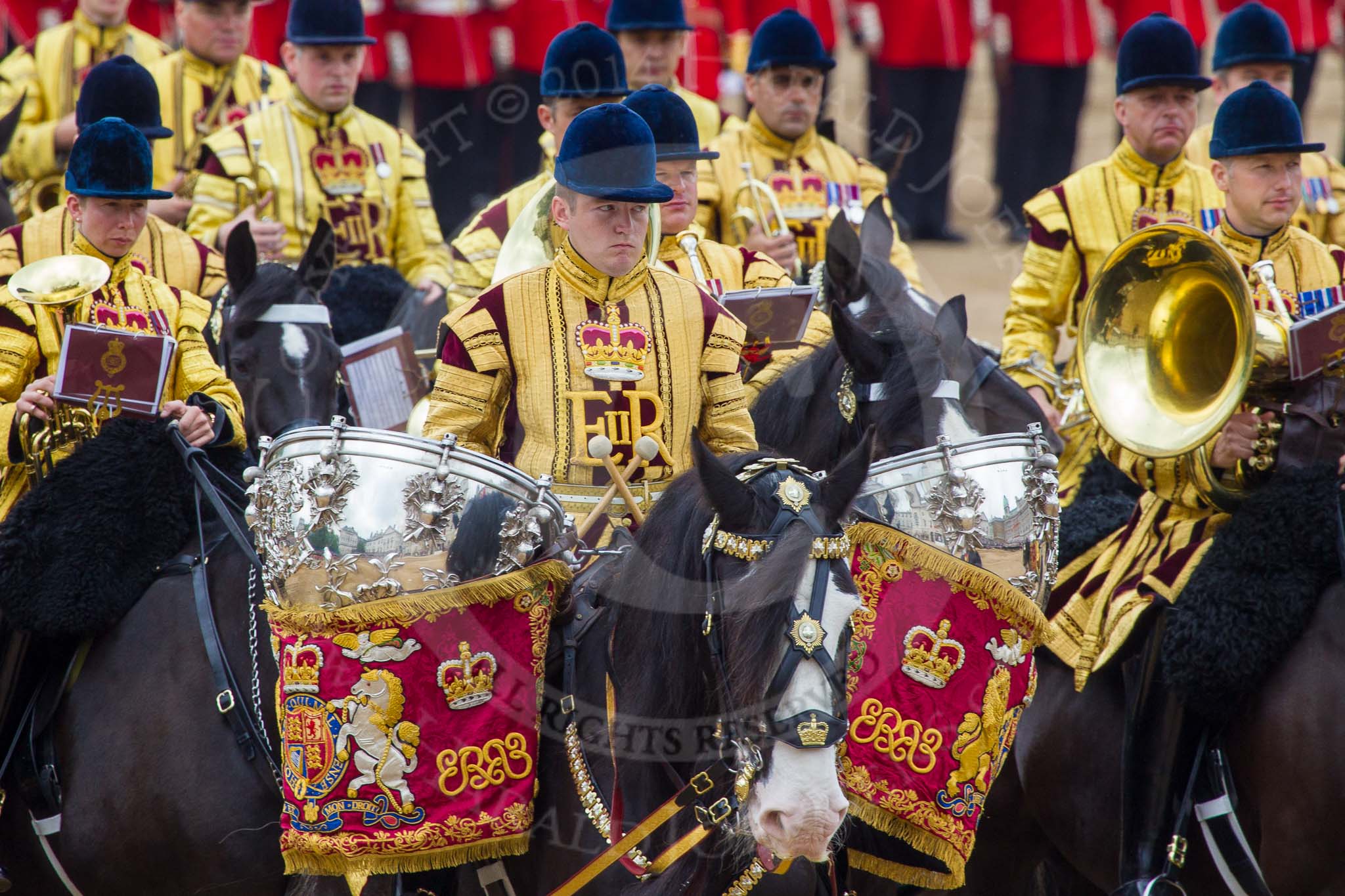 Trooping the Colour 2014.
Horse Guards Parade, Westminster,
London SW1A,

United Kingdom,
on 14 June 2014 at 12:02, image #835