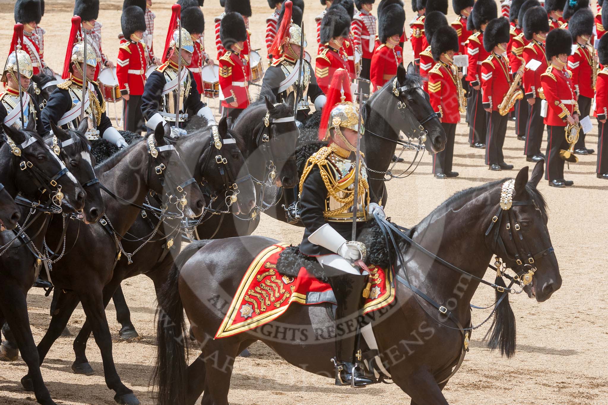 The Colonel's Review 2015.
Horse Guards Parade, Westminster,
London,

United Kingdom,
on 06 June 2015 at 11:54, image #505