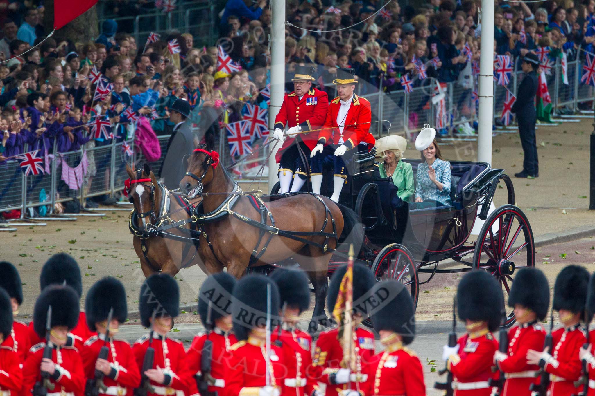 Trooping the Colour 2015. Image #175, 13 June 2015 10:49 Horse Guards Parade, London, UK