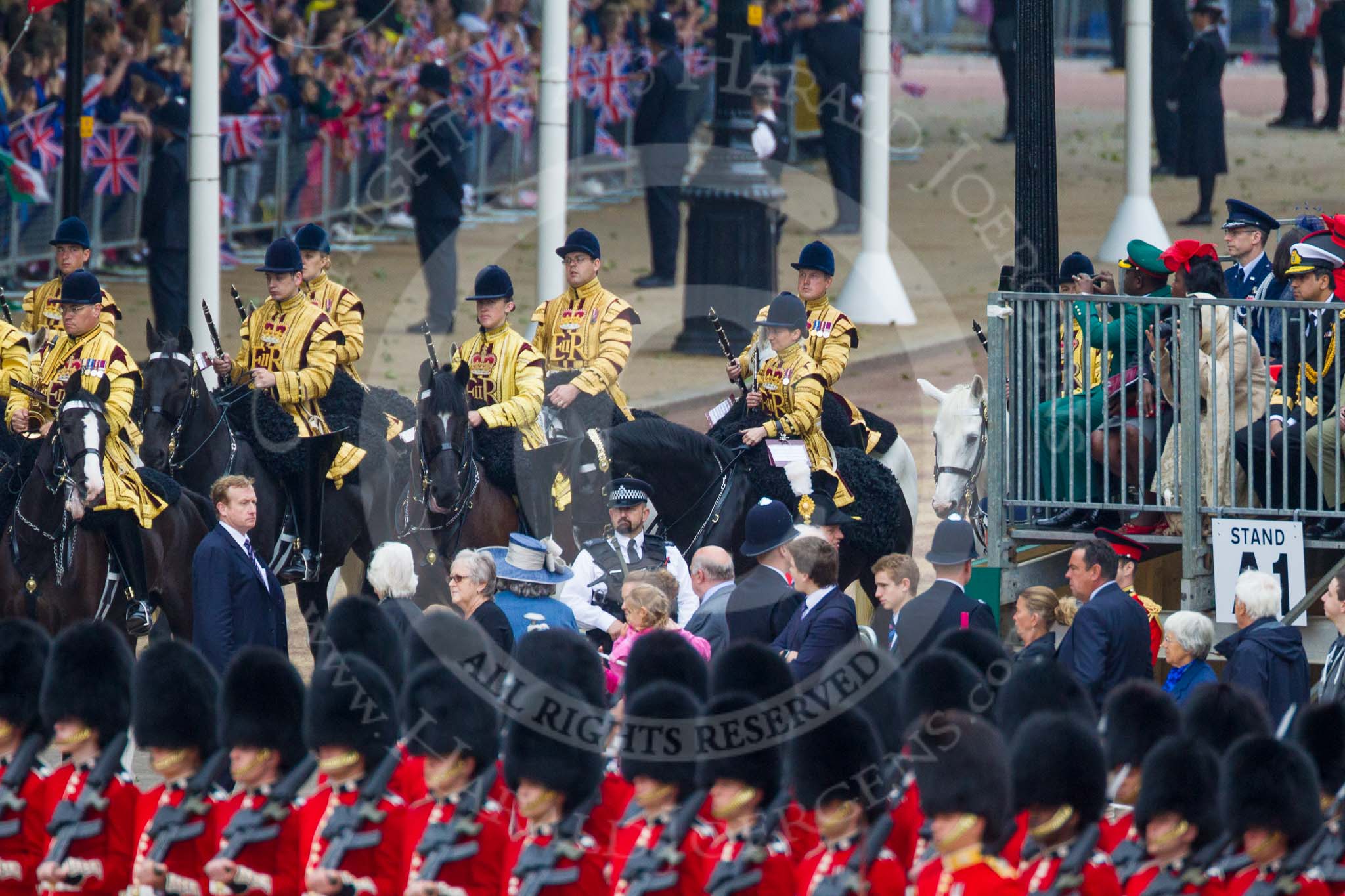 Trooping the Colour 2015. Image #217, 13 June 2015 10:56 Horse Guards Parade, London, UK
