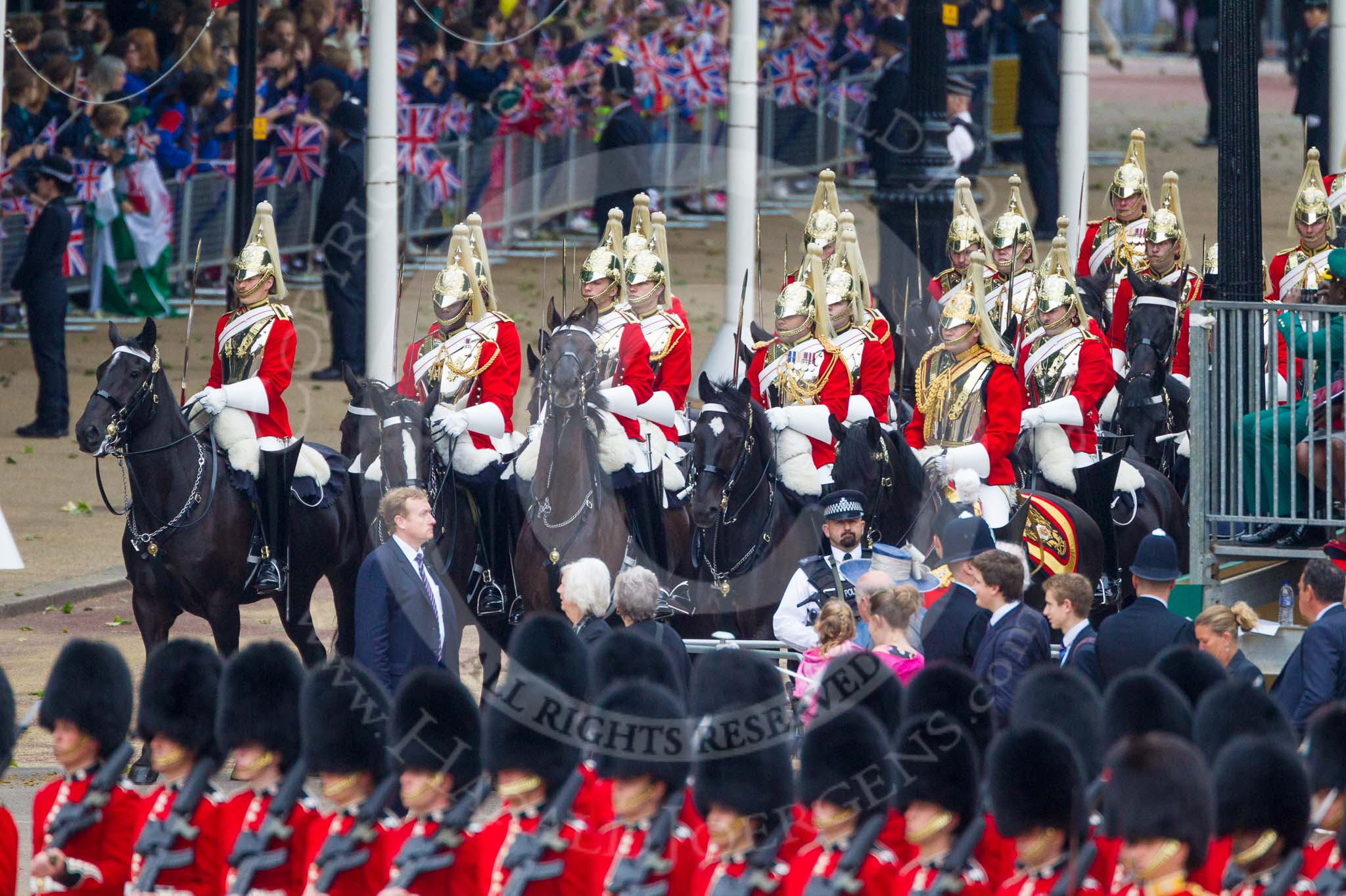 Trooping the Colour 2015. Image #220, 13 June 2015 10:56 Horse Guards Parade, London, UK