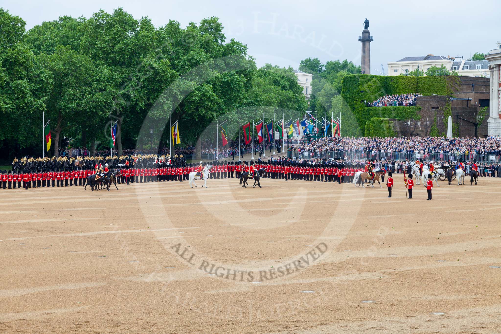 Trooping the Colour 2015. Image #283, 13 June 2015 11:03 Horse Guards Parade, London, UK