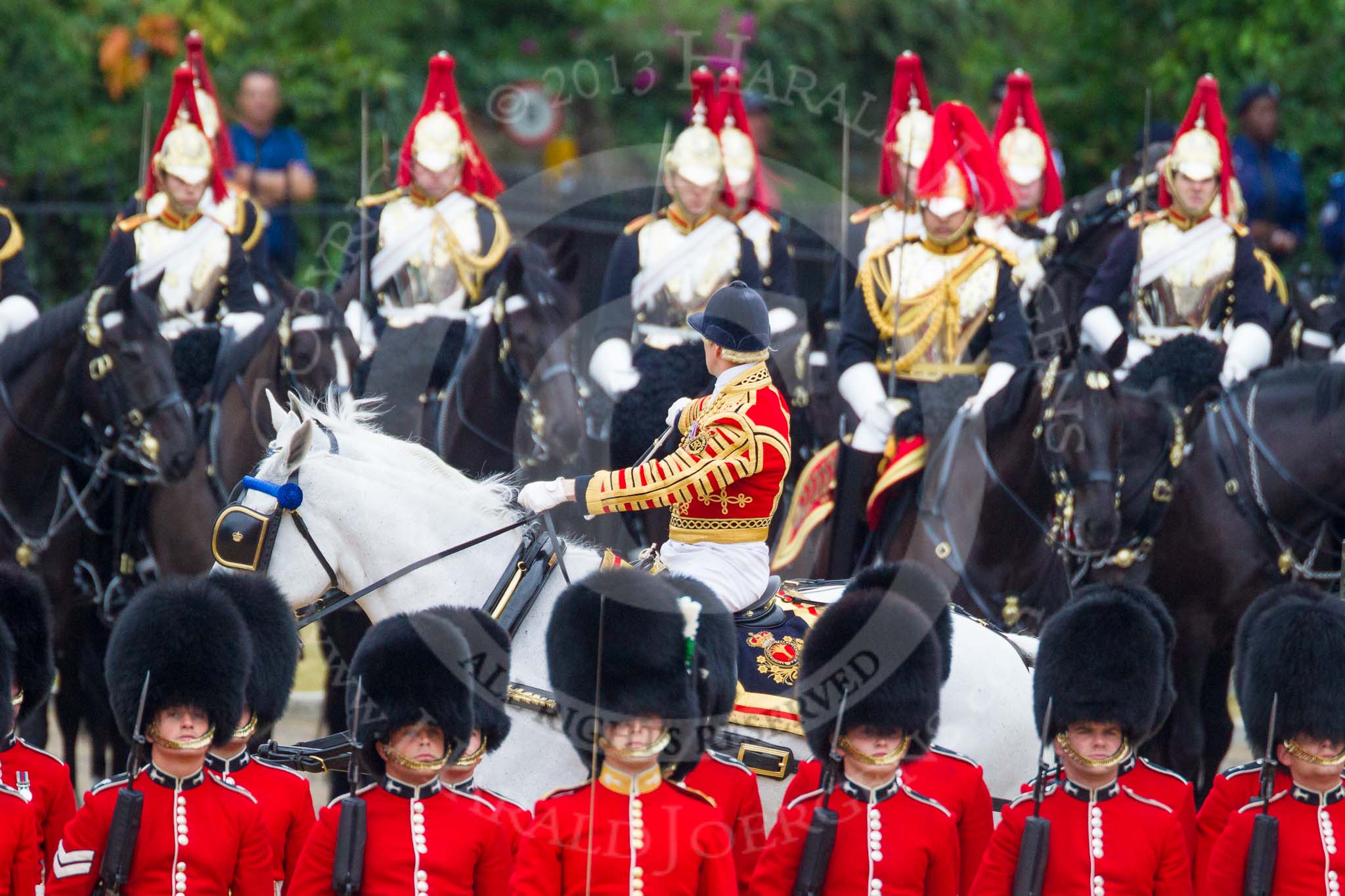 Trooping the Colour 2015. Image #286, 13 June 2015 11:03 Horse Guards Parade, London, UK