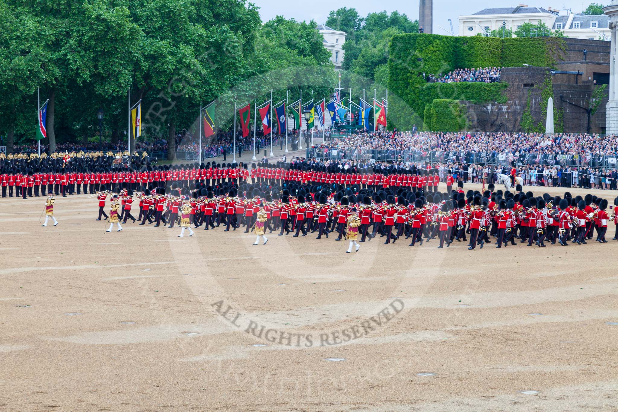 Trooping the Colour 2015. Image #343, 13 June 2015 11:10 Horse Guards Parade, London, UK