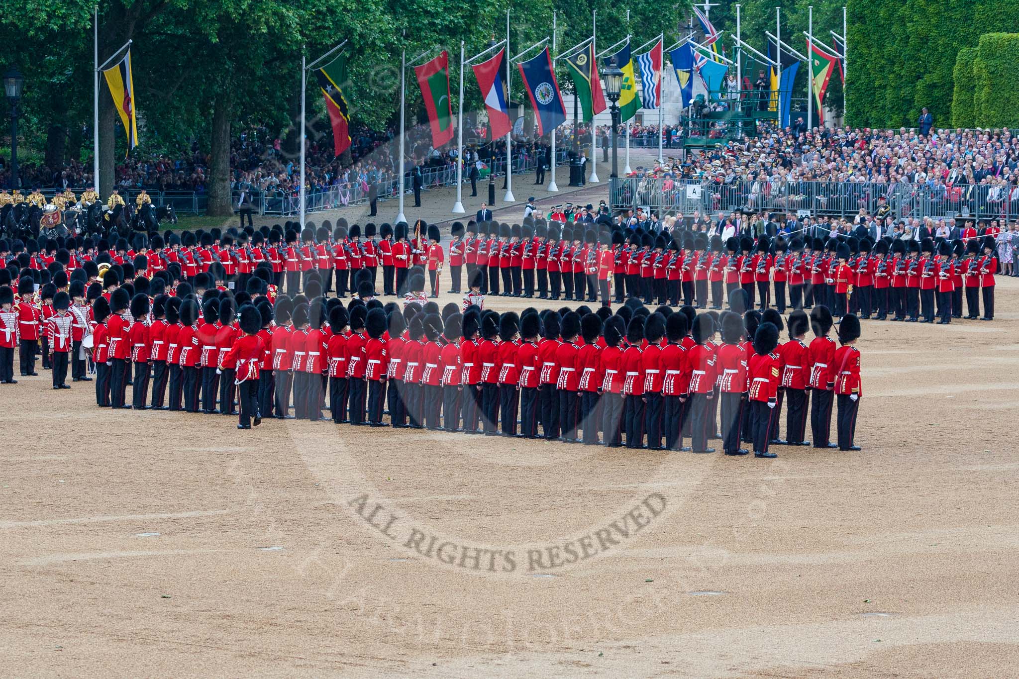 Trooping the Colour 2015. Image #376, 13 June 2015 11:19 Horse Guards Parade, London, UK