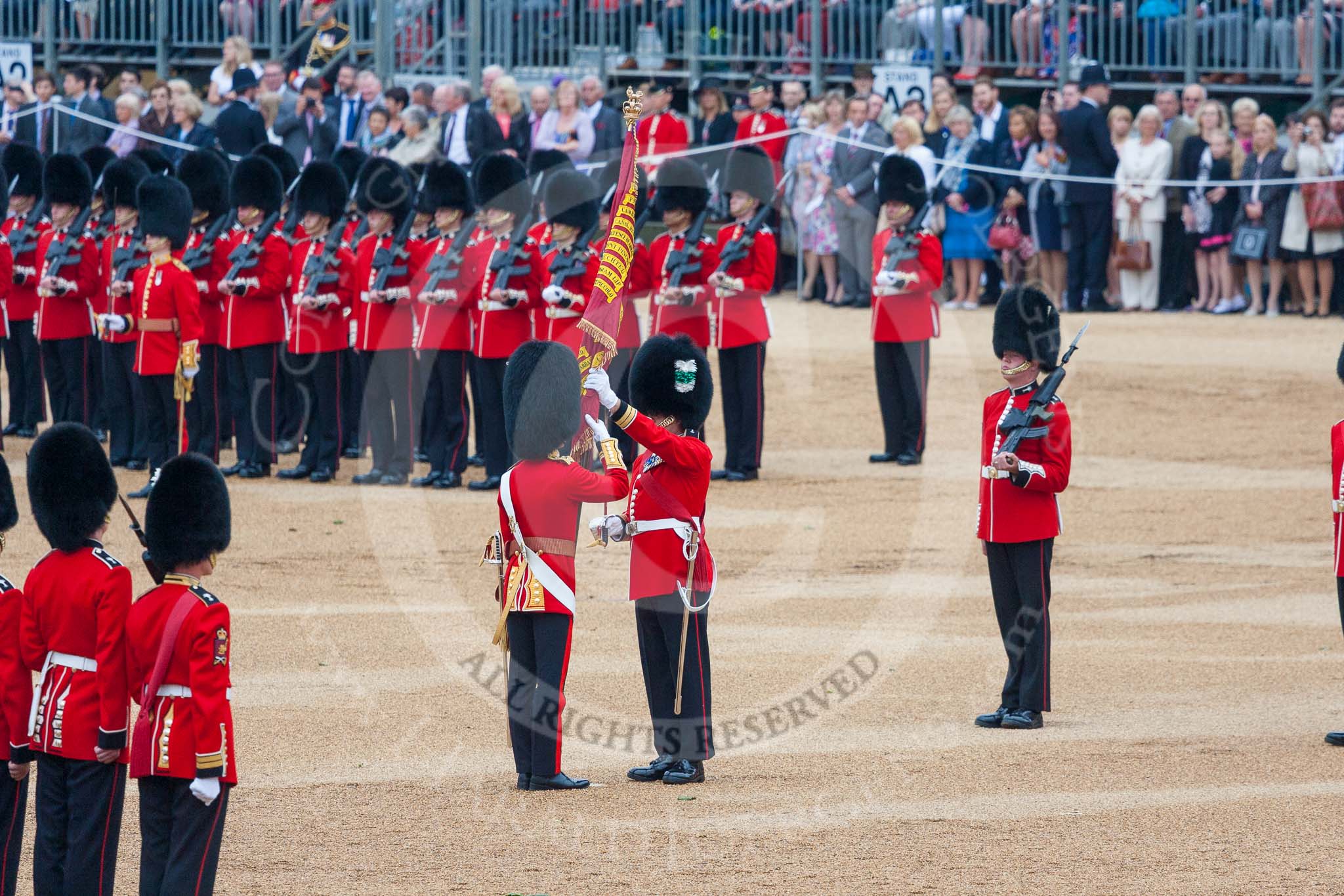 Trooping the Colour 2015. Image #388, 13 June 2015 11:20 Horse Guards Parade, London, UK