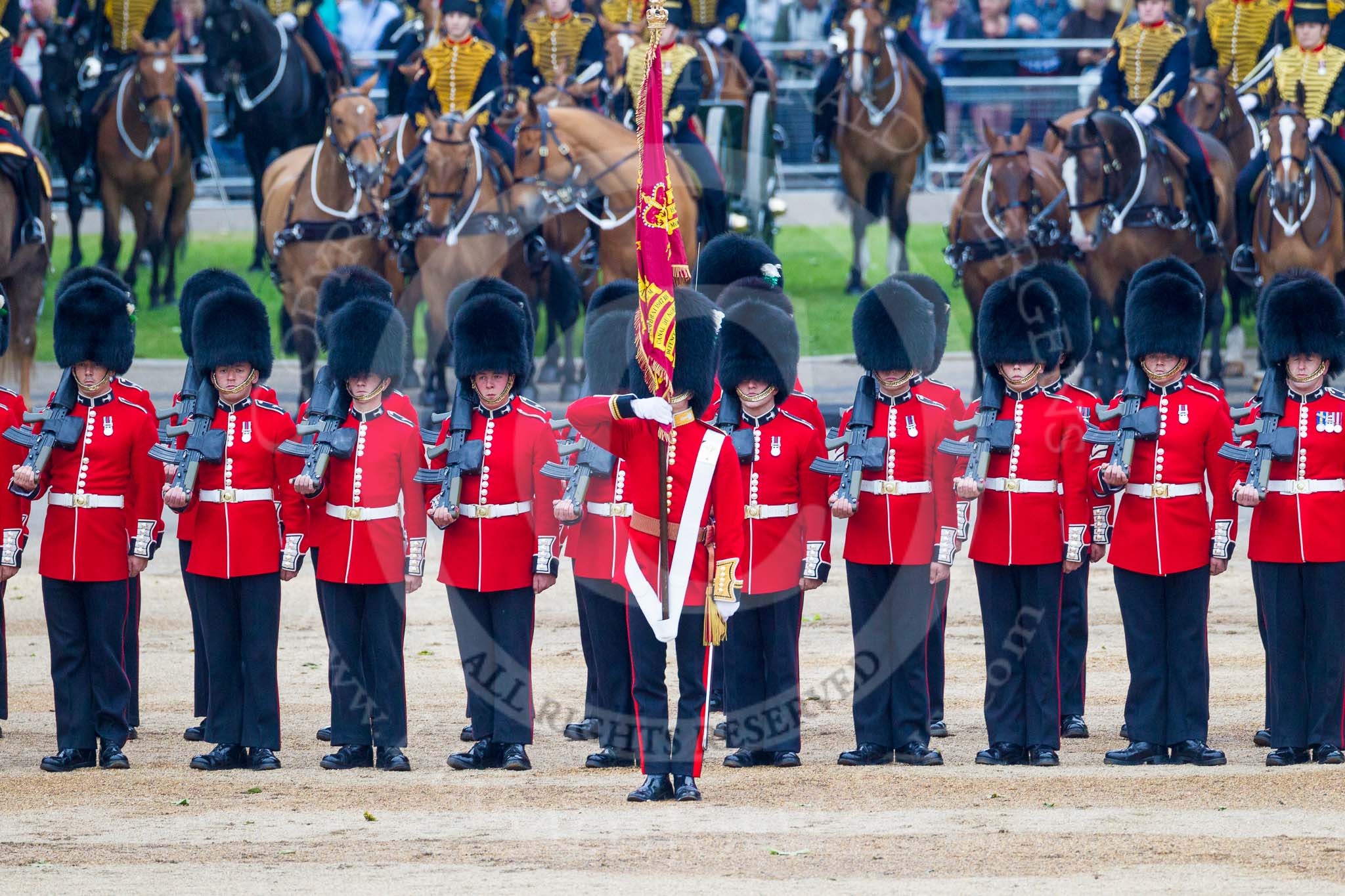 Trooping the Colour 2015. Image #414, 13 June 2015 11:27 Horse Guards Parade, London, UK