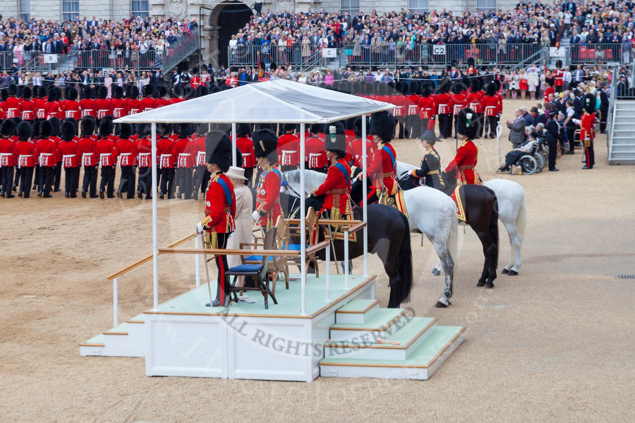 Trooping the Colour 2015. Image #467, 13 June 2015 11:36 Horse Guards Parade, London, UK