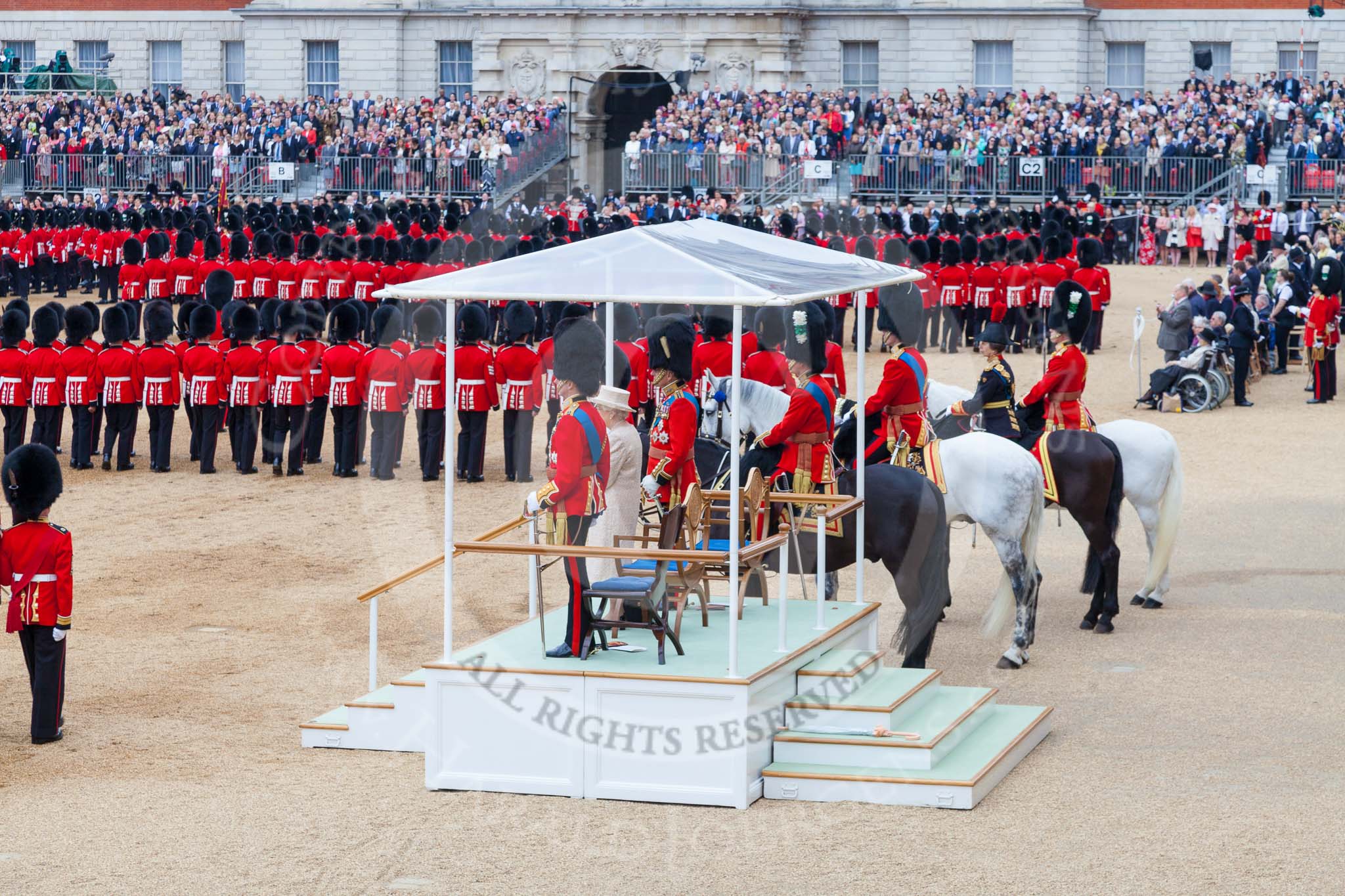 Trooping the Colour 2015. Image #470, 13 June 2015 11:37 Horse Guards Parade, London, UK