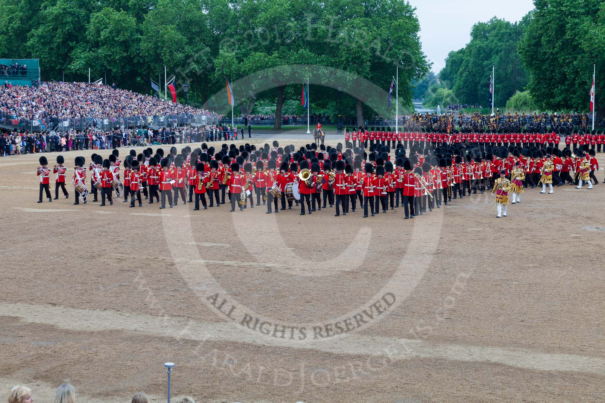 Trooping the Colour 2015. Image #516, 13 June 2015 11:50 Horse Guards Parade, London, UK